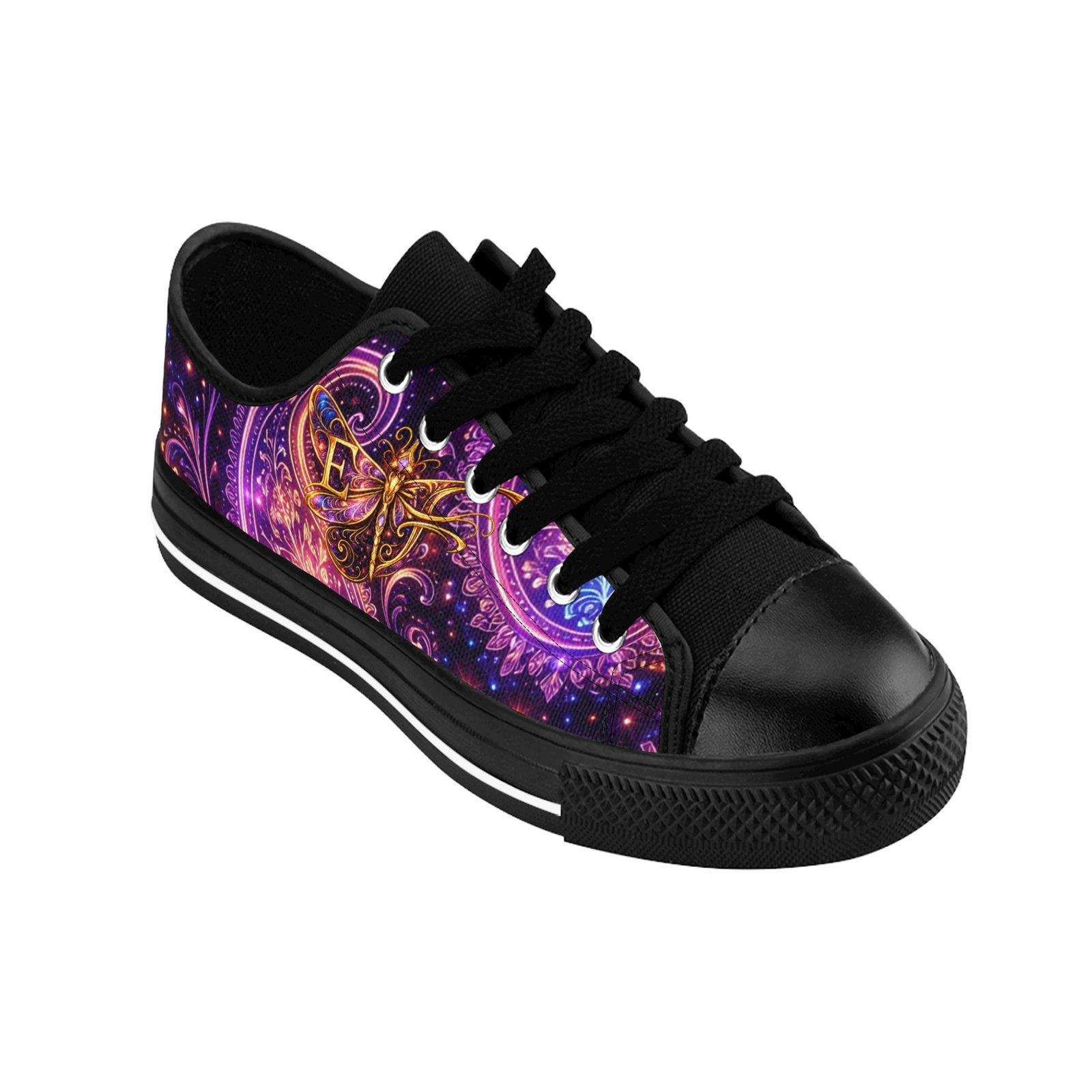 echoflame draonfly galaxy sneakers — women's low top shoes echoflame draonfly galaxy sneakers — women's low top shoes