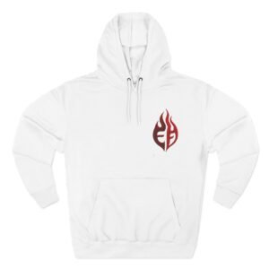 echoflame three panel fleece hoodie