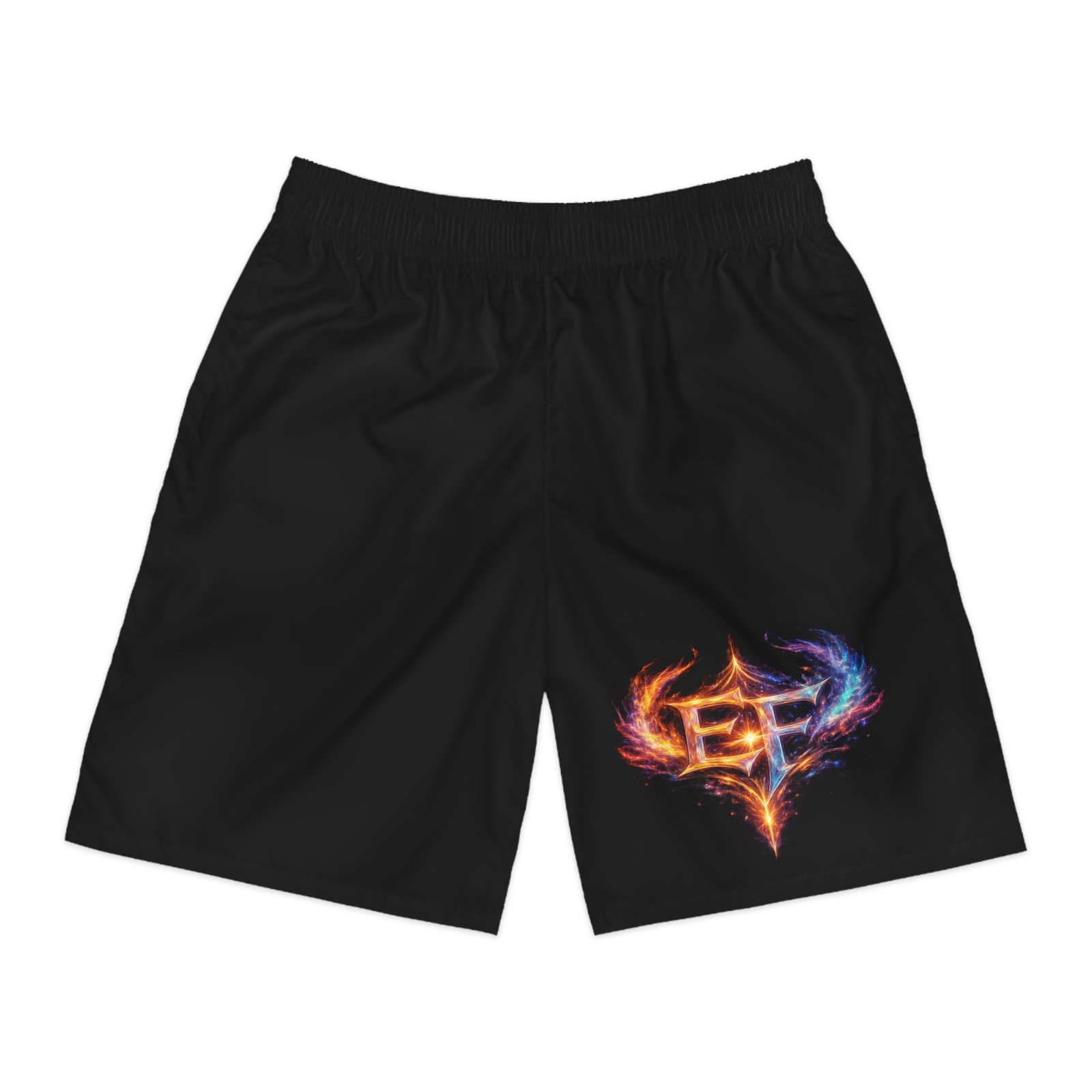echoflame men's jogger shorts — fiery emblem athletic shorts echoflame men's jogger shorts — fiery emblem athletic shorts