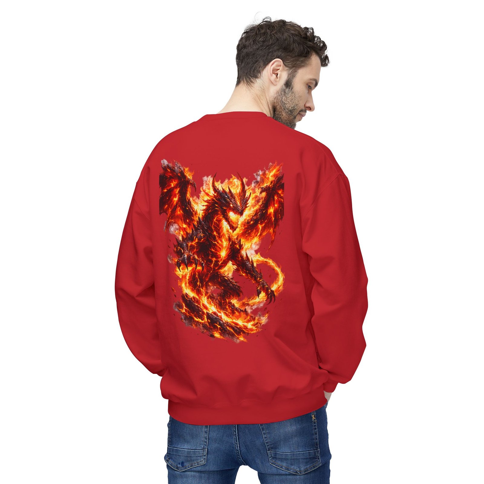 echoflame inferno dragon crewneck sweatshirt echoflame inferno dragon crewneck sweatshirt