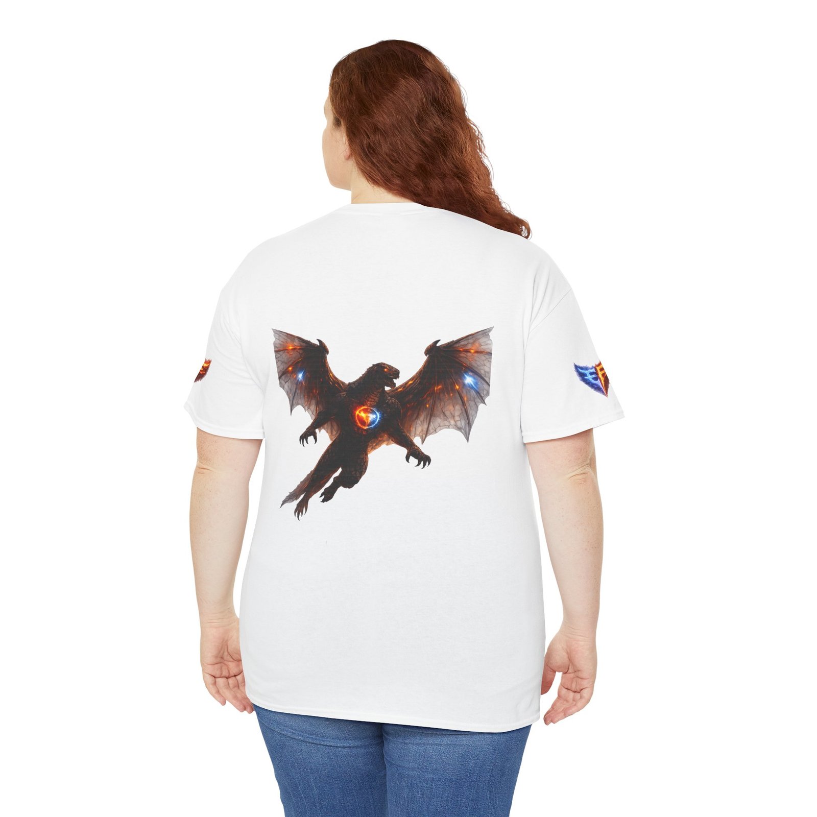 echoflame vyrakth dragon silhouette tee — vyrakth fantasy dragon graphic t shirt echoflame vyrakth dragon silhouette tee — vyrakth fantasy dragon graphic t shirt