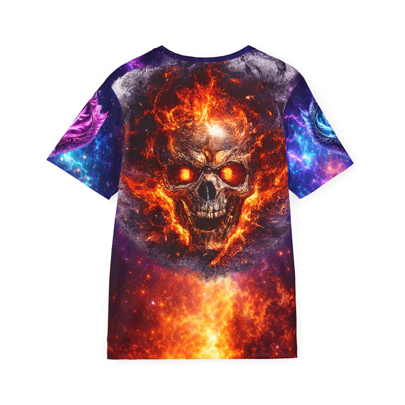 echoflame flaming skull galaxy men sports jersey echoflame flaming skull galaxy men sports jersey