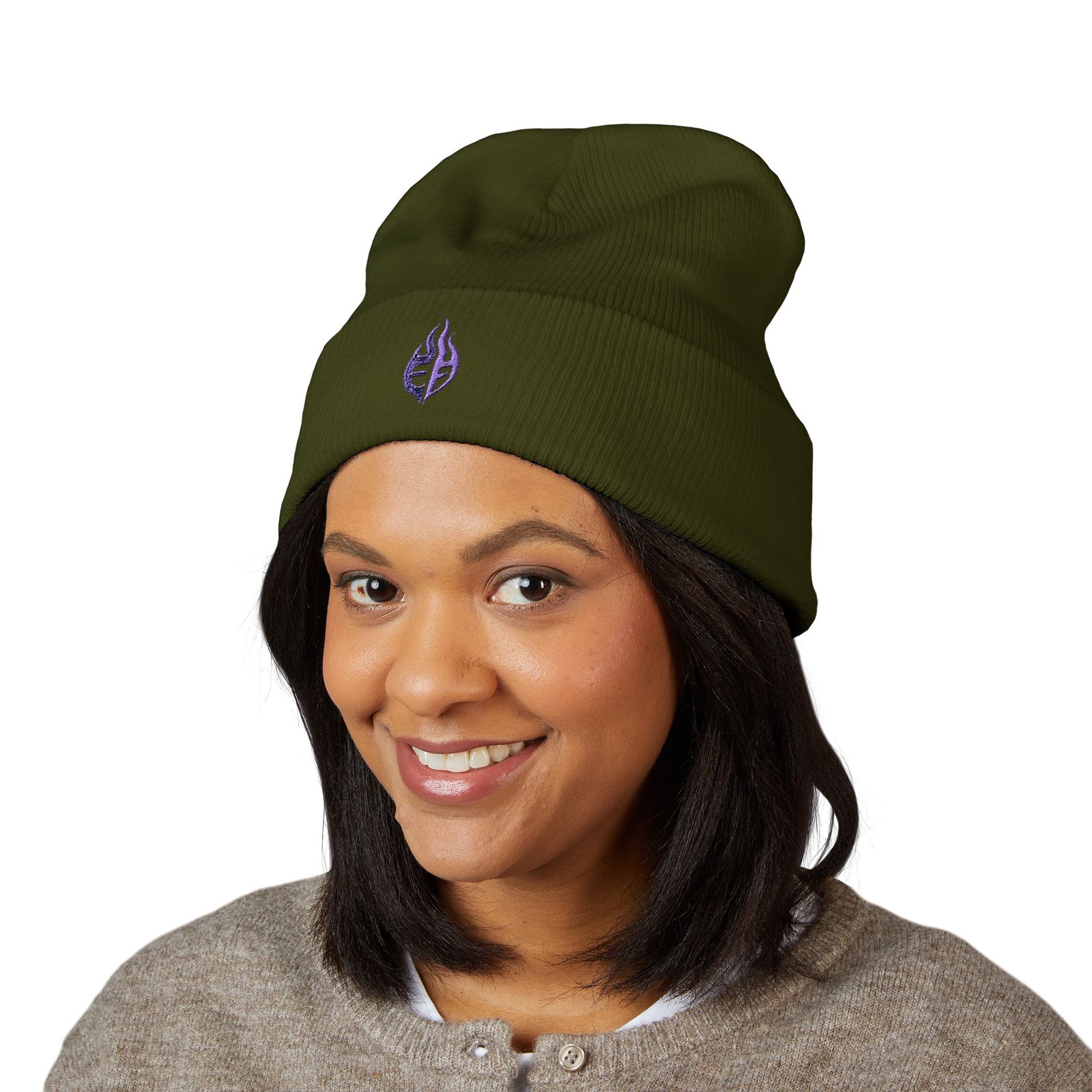echoflame classic cuffed beanie (embroidery) echoflame classic cuffed beanie (embroidery)