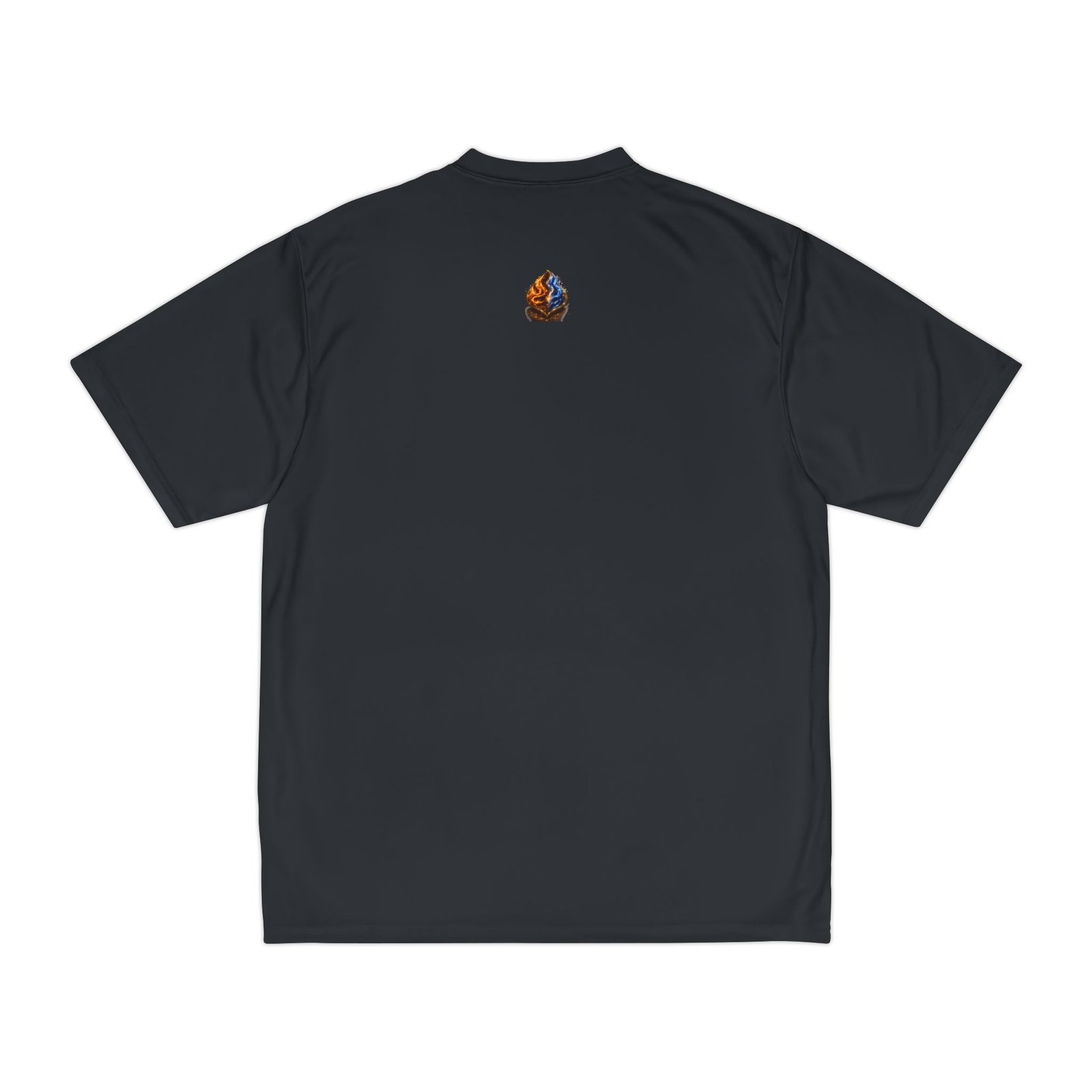 echoflame fire and ice flame graphic t shirt | small chest & upper back print echoflame fire and ice flame graphic t shirt | small chest & upper back print