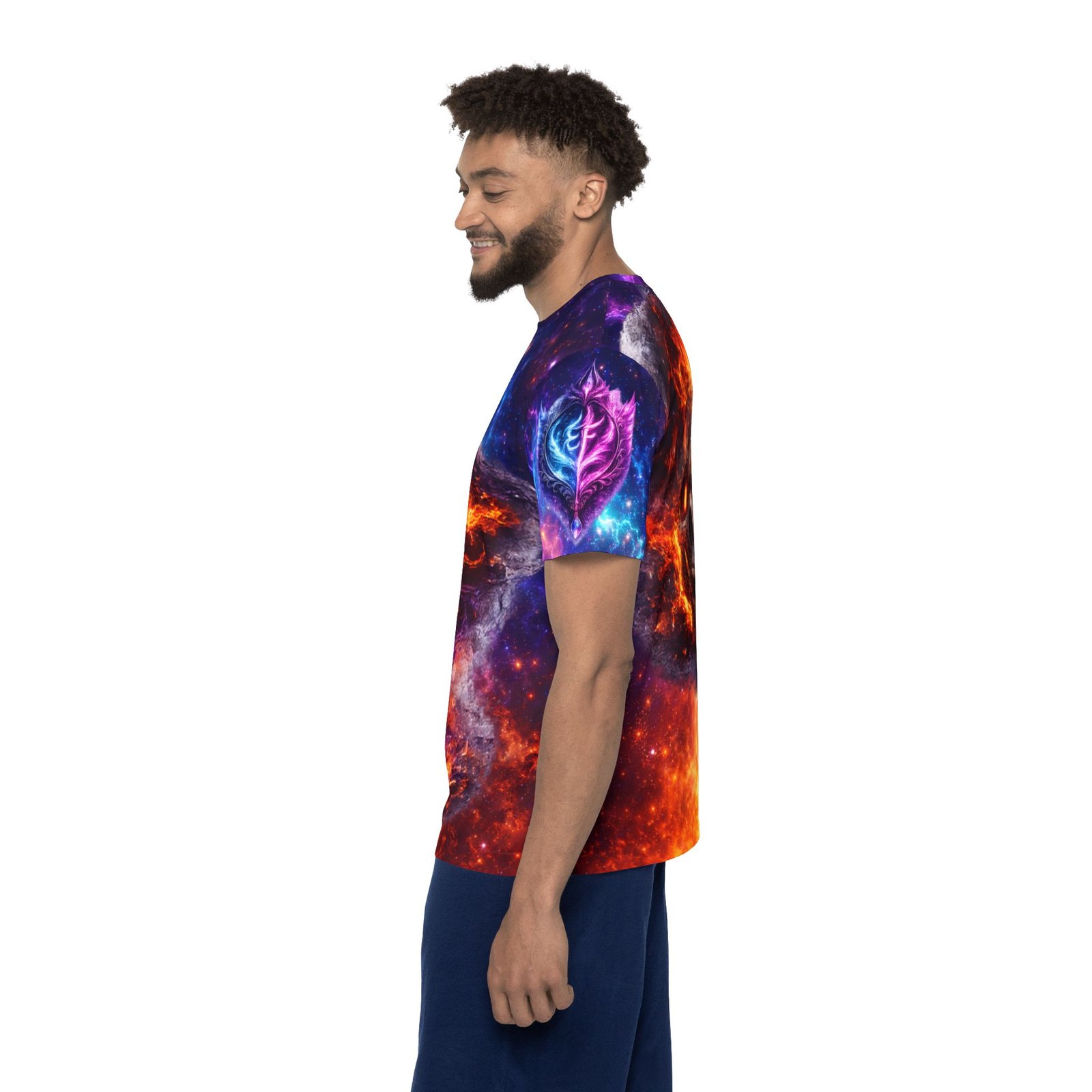 echoflame flaming skull galaxy men sports jersey echoflame flaming skull galaxy men sports jersey