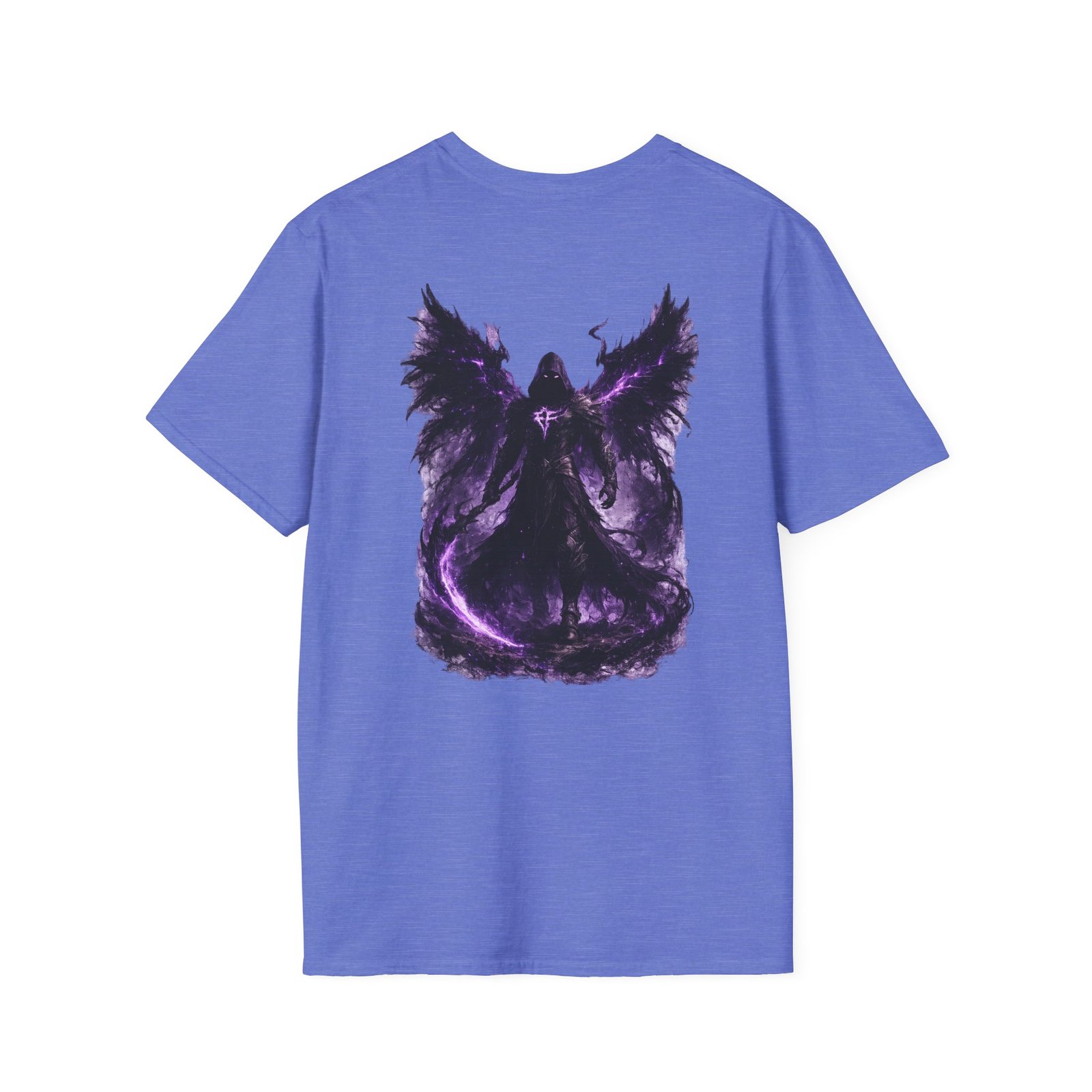 echoflame null seraph t shirt — purple fallen angel wings design echoflame null seraph t shirt — purple fallen angel wings design