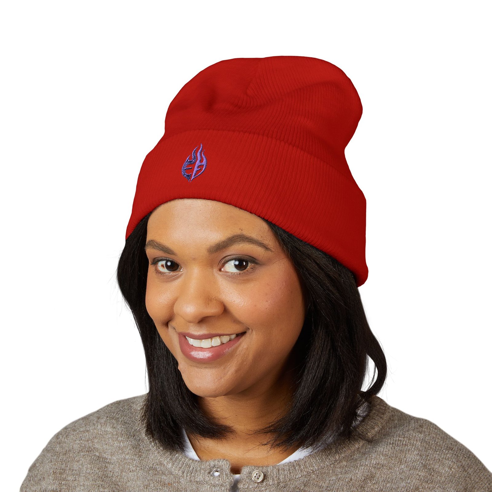 echoflame classic cuffed beanie (embroidery) echoflame classic cuffed beanie (embroidery)