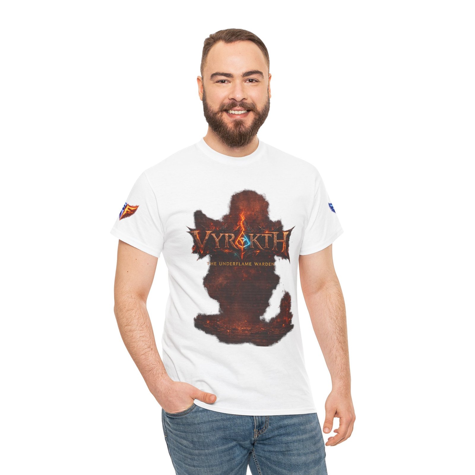 echoflame vyrakth dragon silhouette tee — vyrakth fantasy dragon graphic t shirt echoflame vyrakth dragon silhouette tee — vyrakth fantasy dragon graphic t shirt
