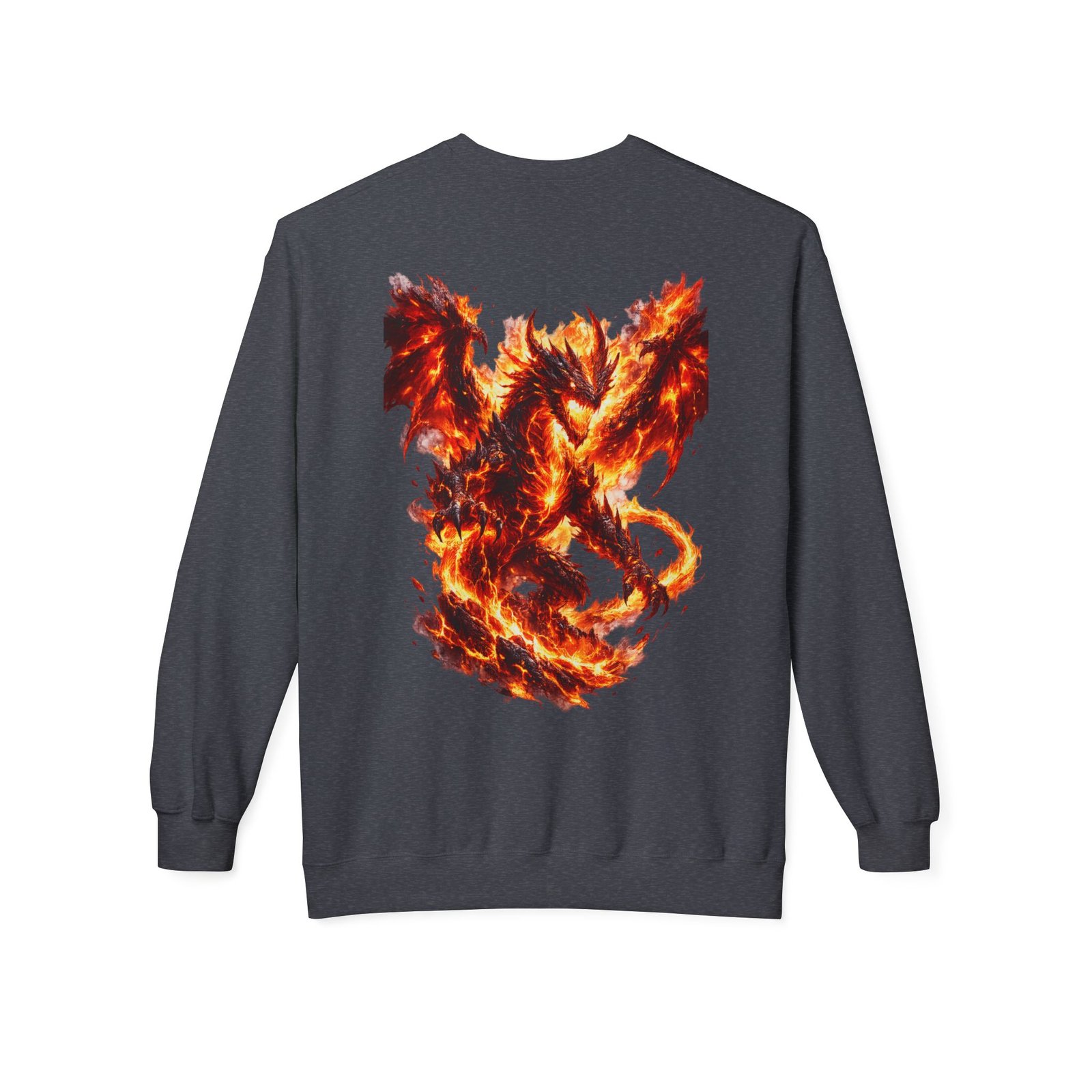 echoflame inferno dragon crewneck sweatshirt echoflame inferno dragon crewneck sweatshirt