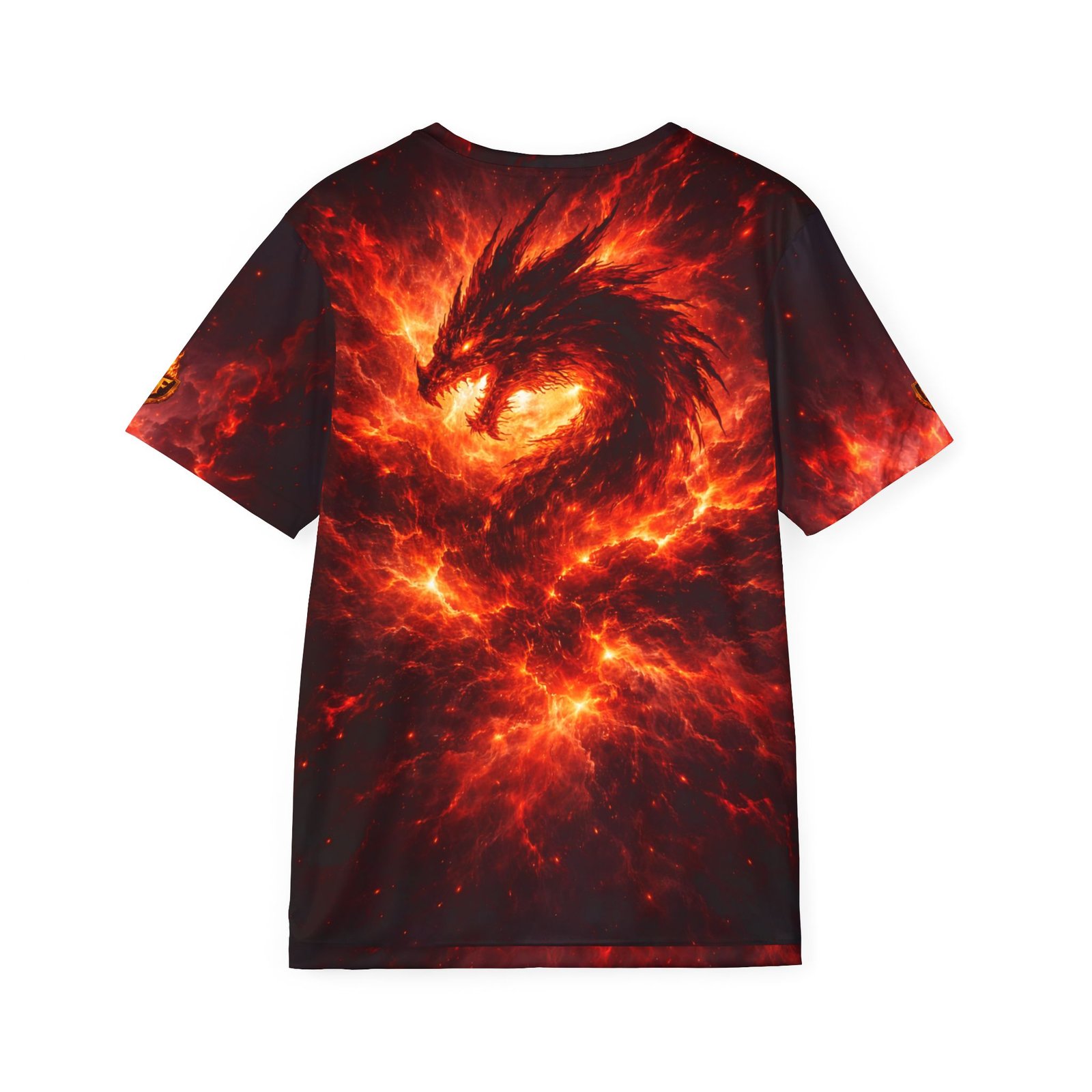 echoflame fire dragon sports jersey — men’s all over print athletic tee echoflame fire dragon sports jersey — men’s all over print athletic tee