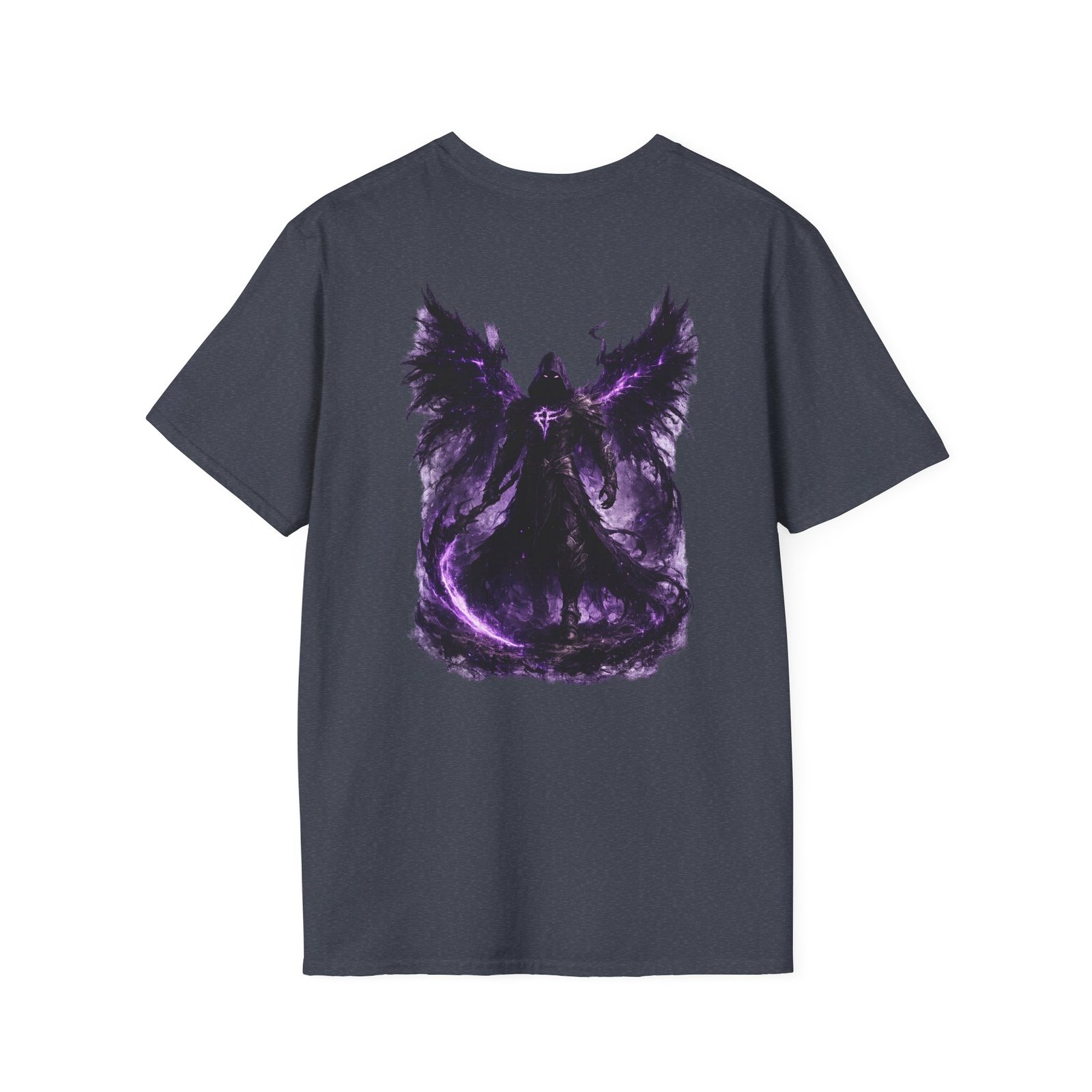 echoflame null seraph t shirt — purple fallen angel wings design echoflame null seraph t shirt — purple fallen angel wings design