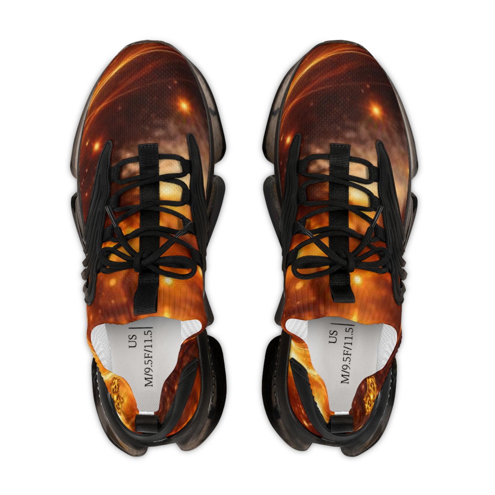 echoflame fiery galaxy print sneakers | mesh athletic shoes echoflame fiery galaxy print sneakers | mesh athletic shoes