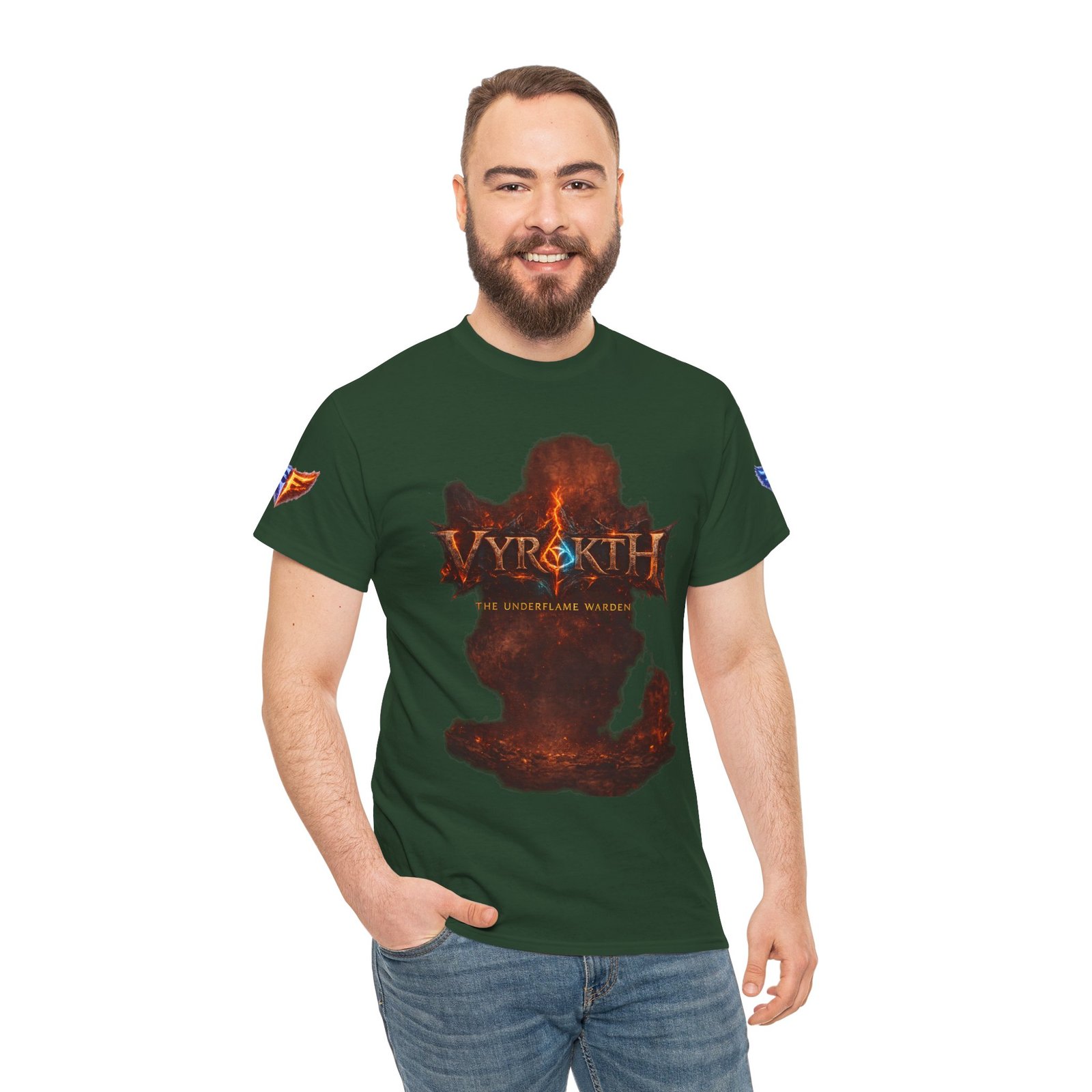 echoflame vyrakth dragon silhouette tee — vyrakth fantasy dragon graphic t shirt echoflame vyrakth dragon silhouette tee — vyrakth fantasy dragon graphic t shirt