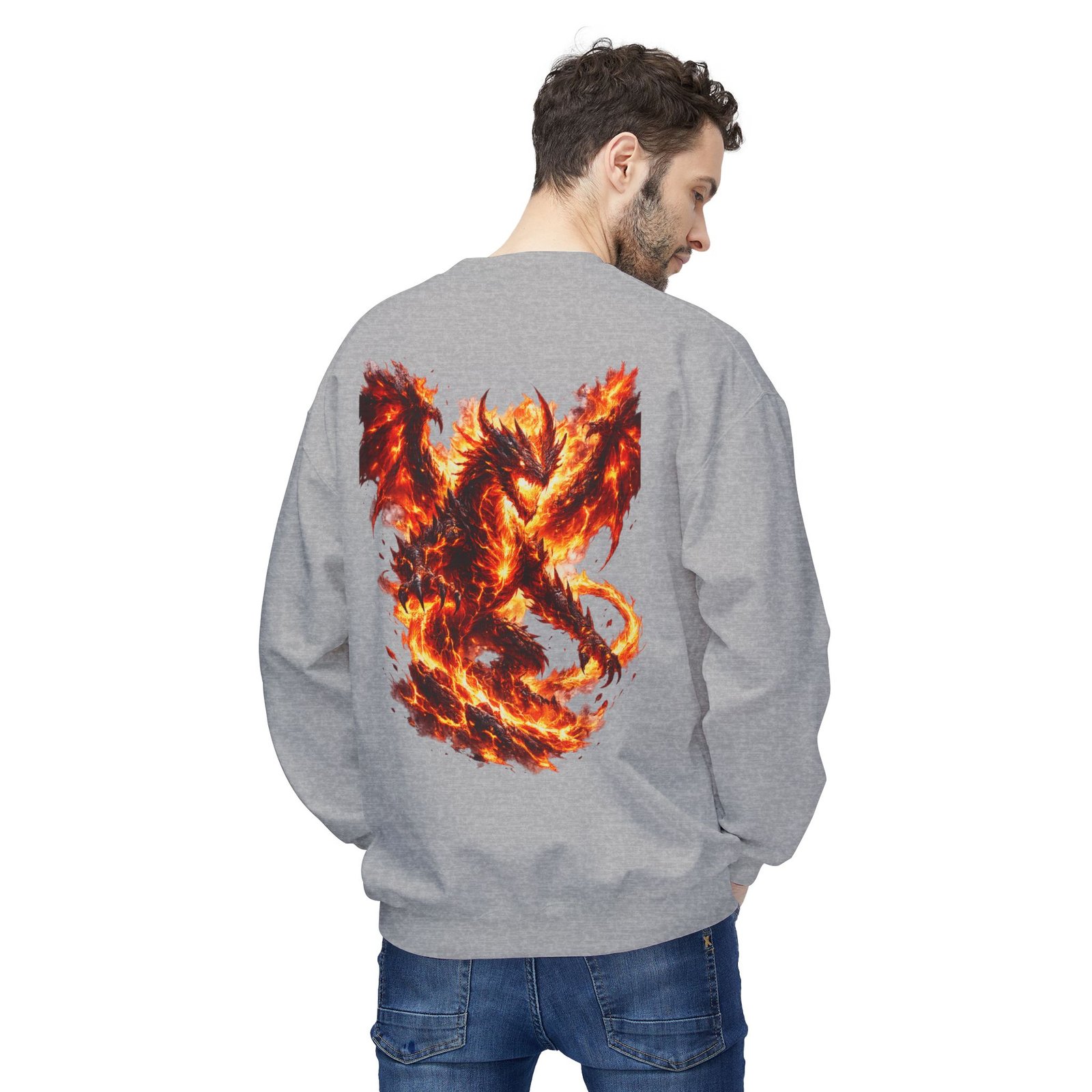 echoflame inferno dragon crewneck sweatshirt echoflame inferno dragon crewneck sweatshirt