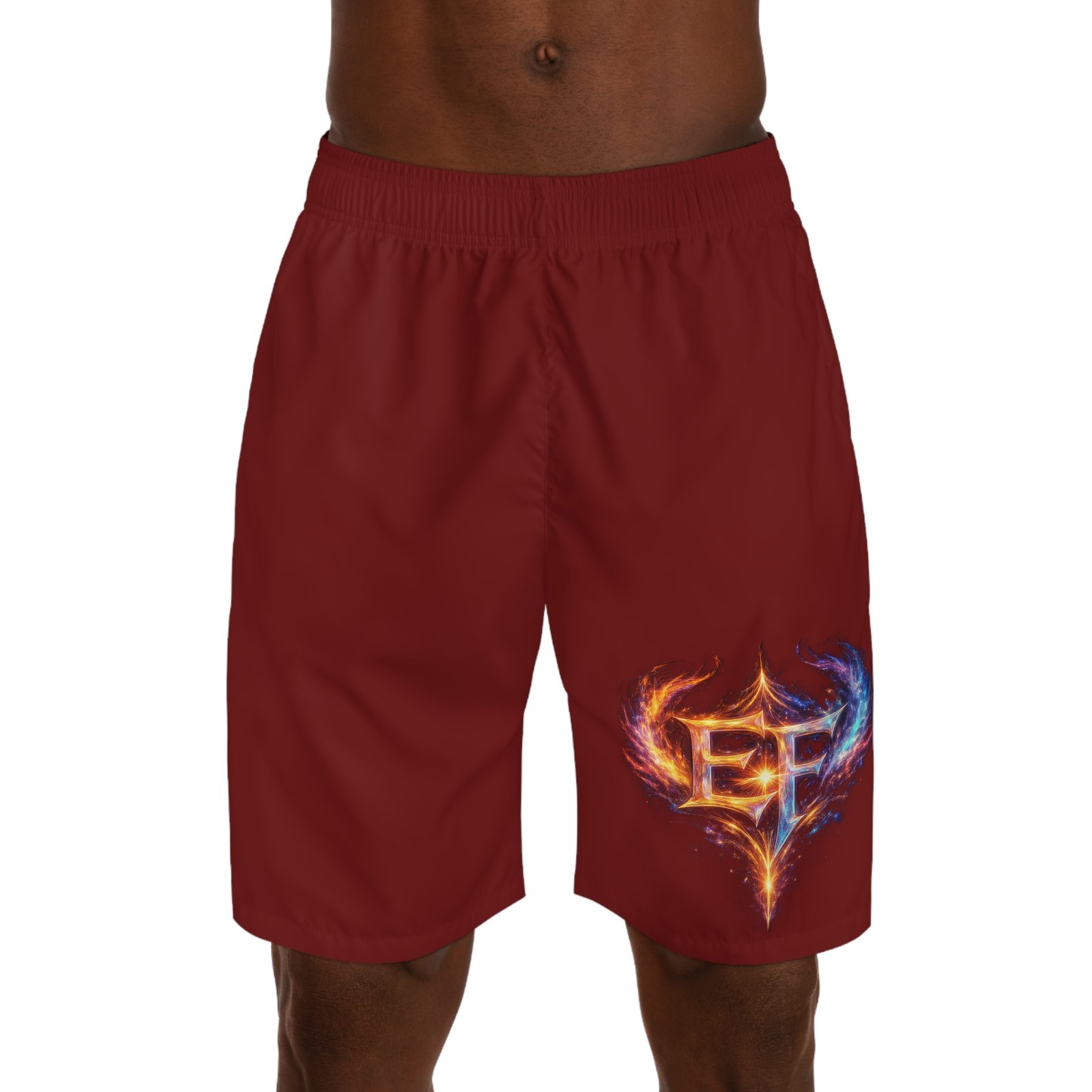 echoflame fiery emblem men's jogger shorts echoflame fiery emblem men's jogger shorts
