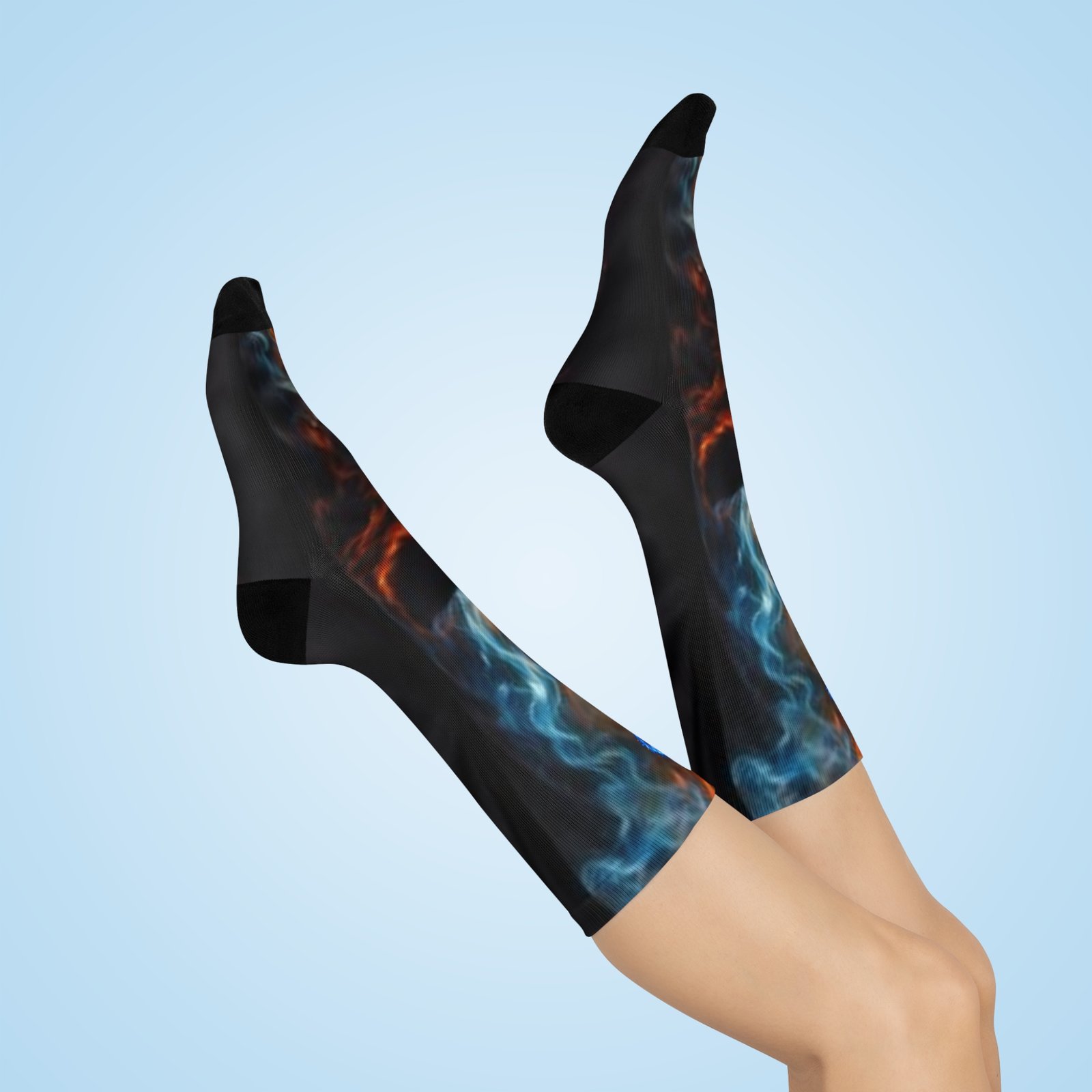 echoflame flaming skull socks | fire and smoke crew socks echoflame flaming skull socks | fire and smoke crew socks
