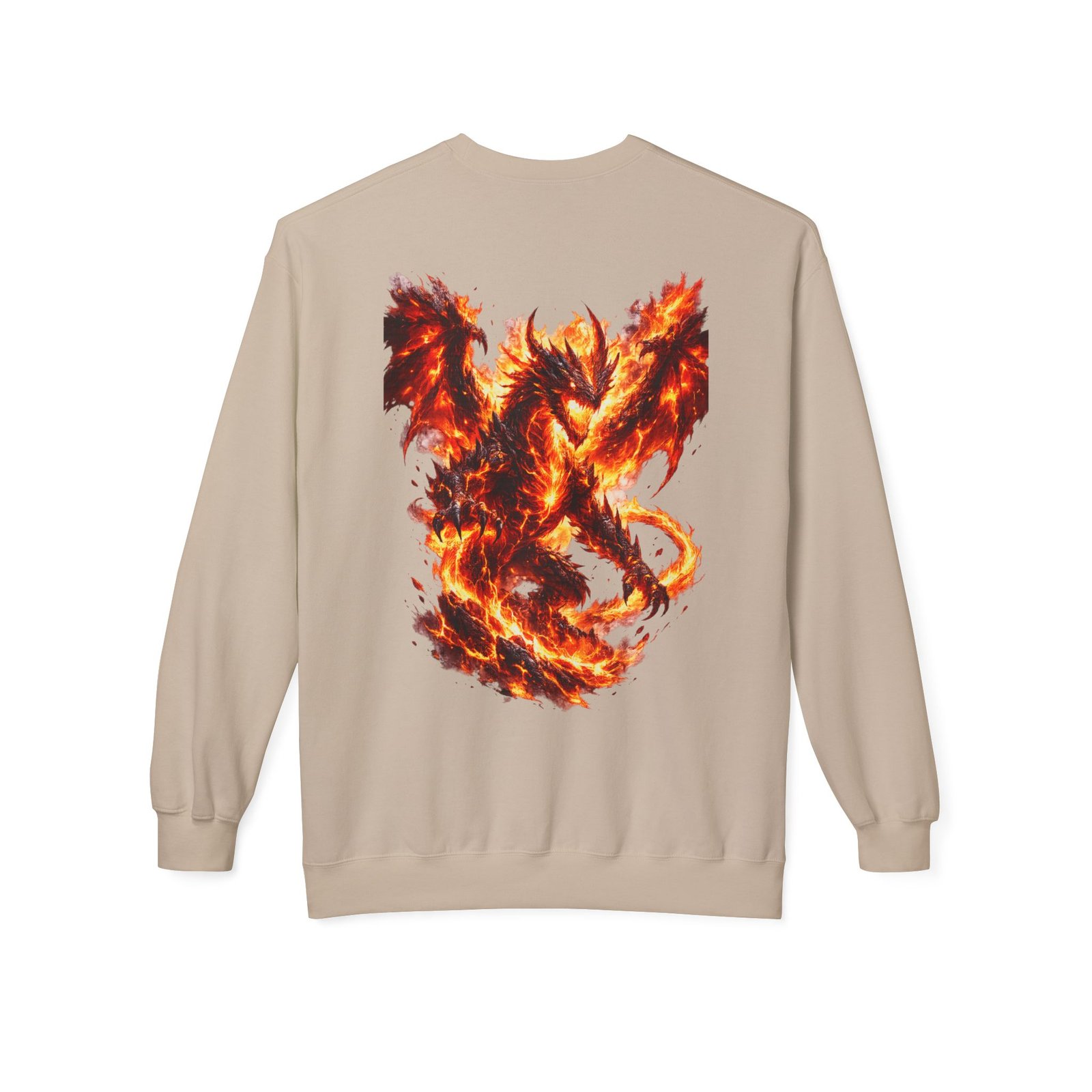 echoflame inferno dragon crewneck sweatshirt echoflame inferno dragon crewneck sweatshirt