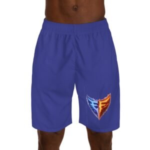 echoflame ember ice shield jogger shorts — men's athletic aop shorts
