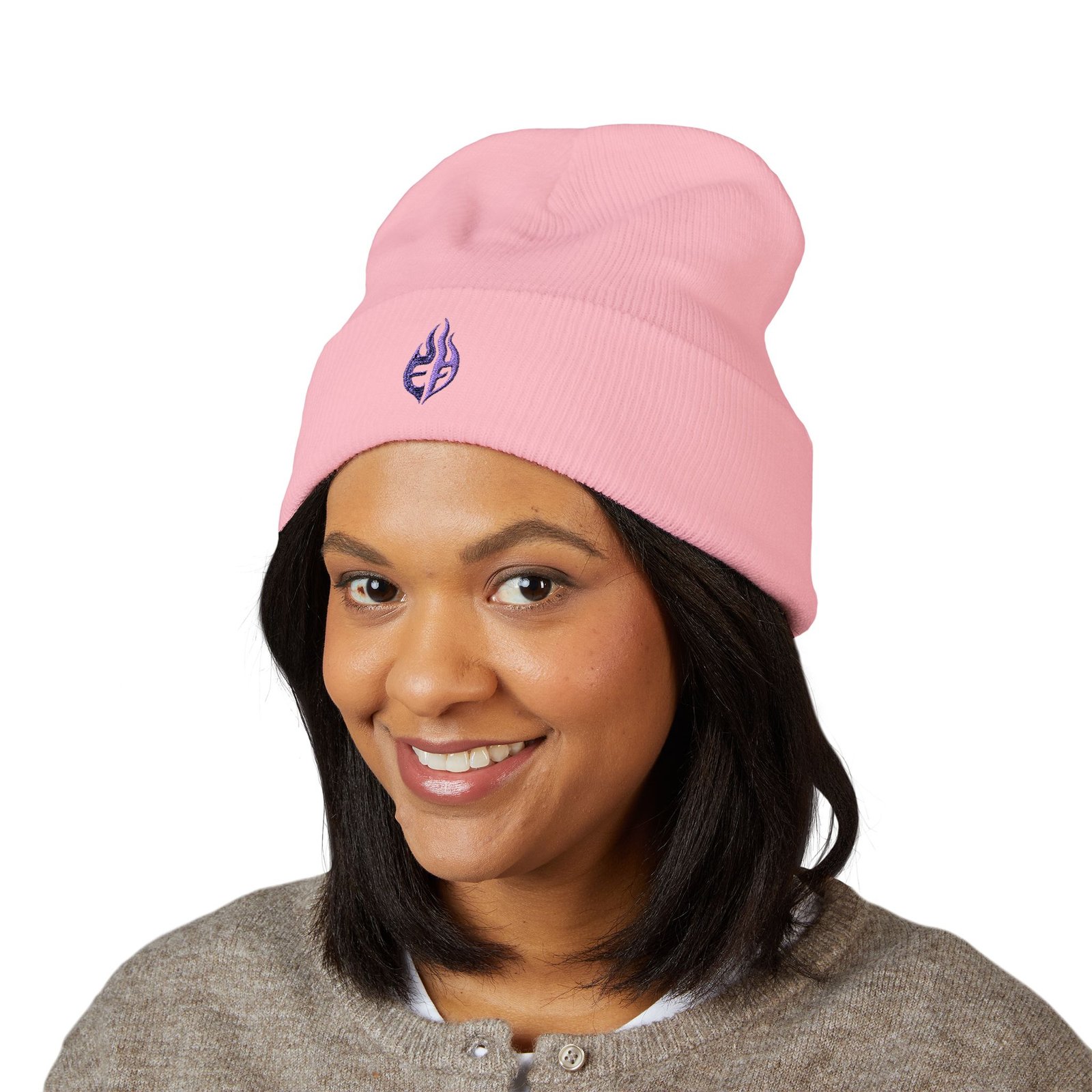 echoflame classic cuffed beanie (embroidery) echoflame classic cuffed beanie (embroidery)