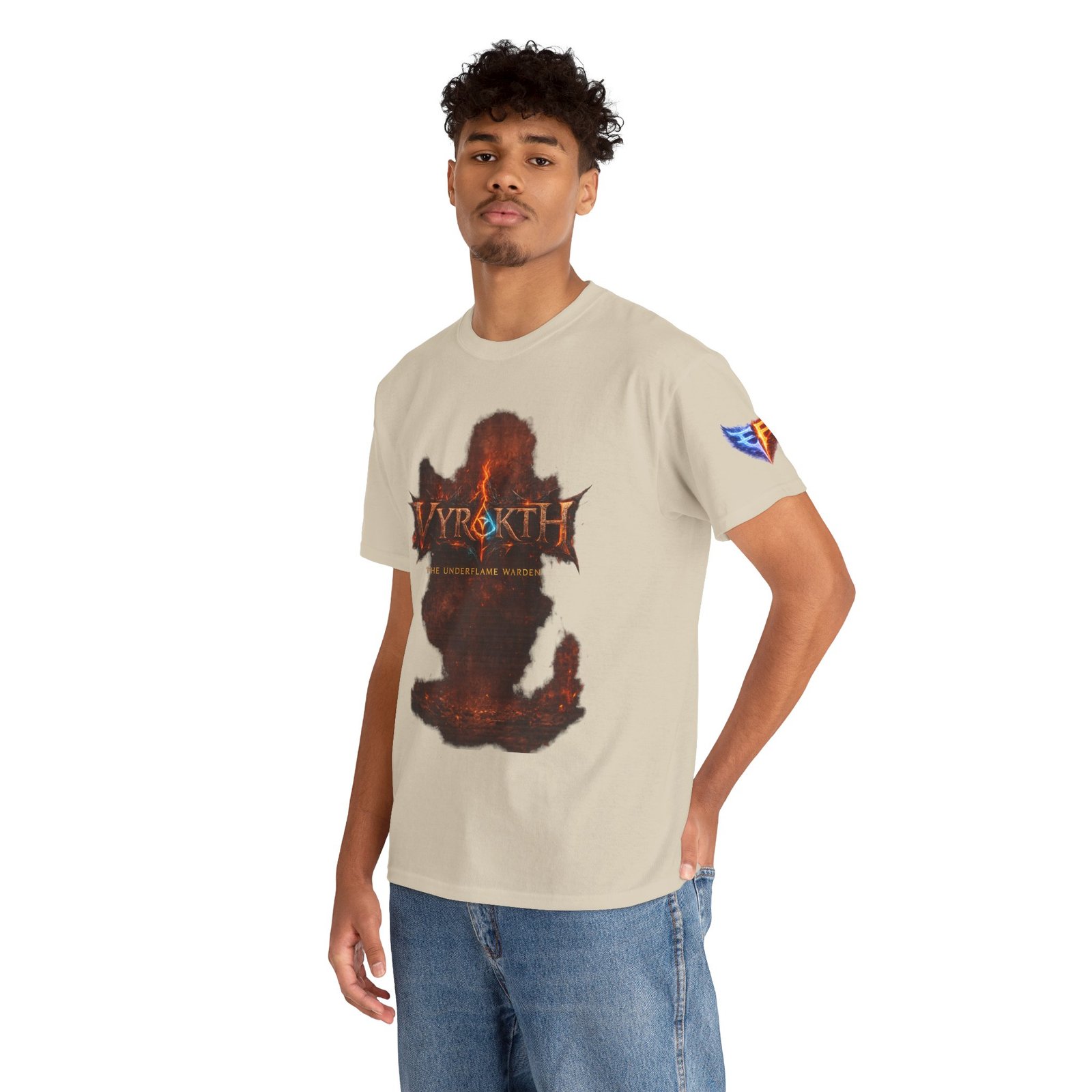 echoflame vyrakth dragon silhouette tee — vyrakth fantasy dragon graphic t shirt echoflame vyrakth dragon silhouette tee — vyrakth fantasy dragon graphic t shirt