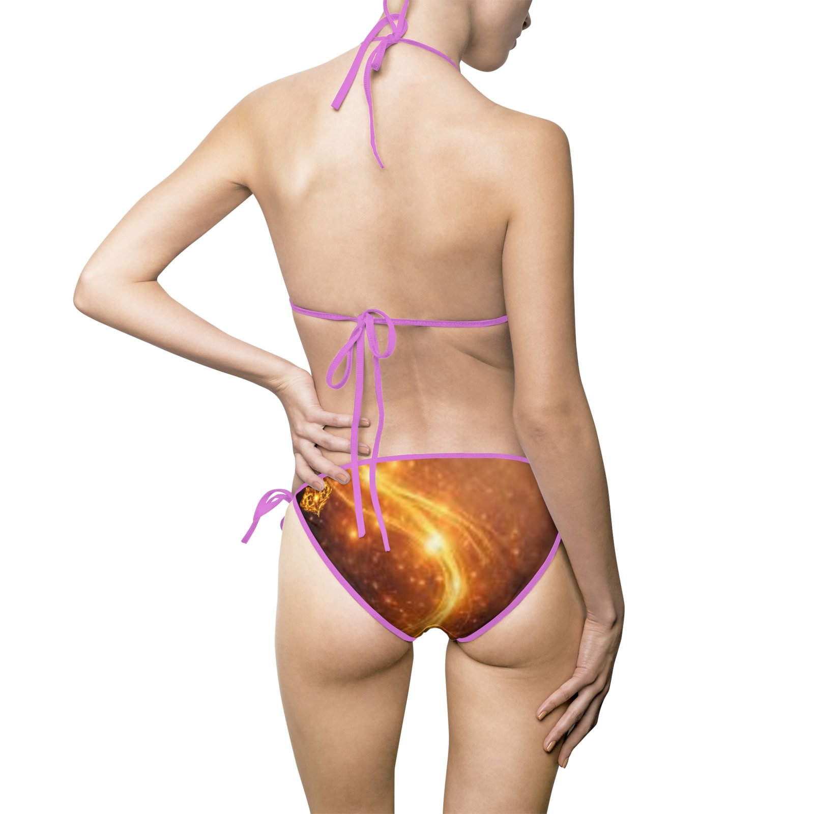 echoflame amber bokeh print bikini echoflame amber bokeh print bikini