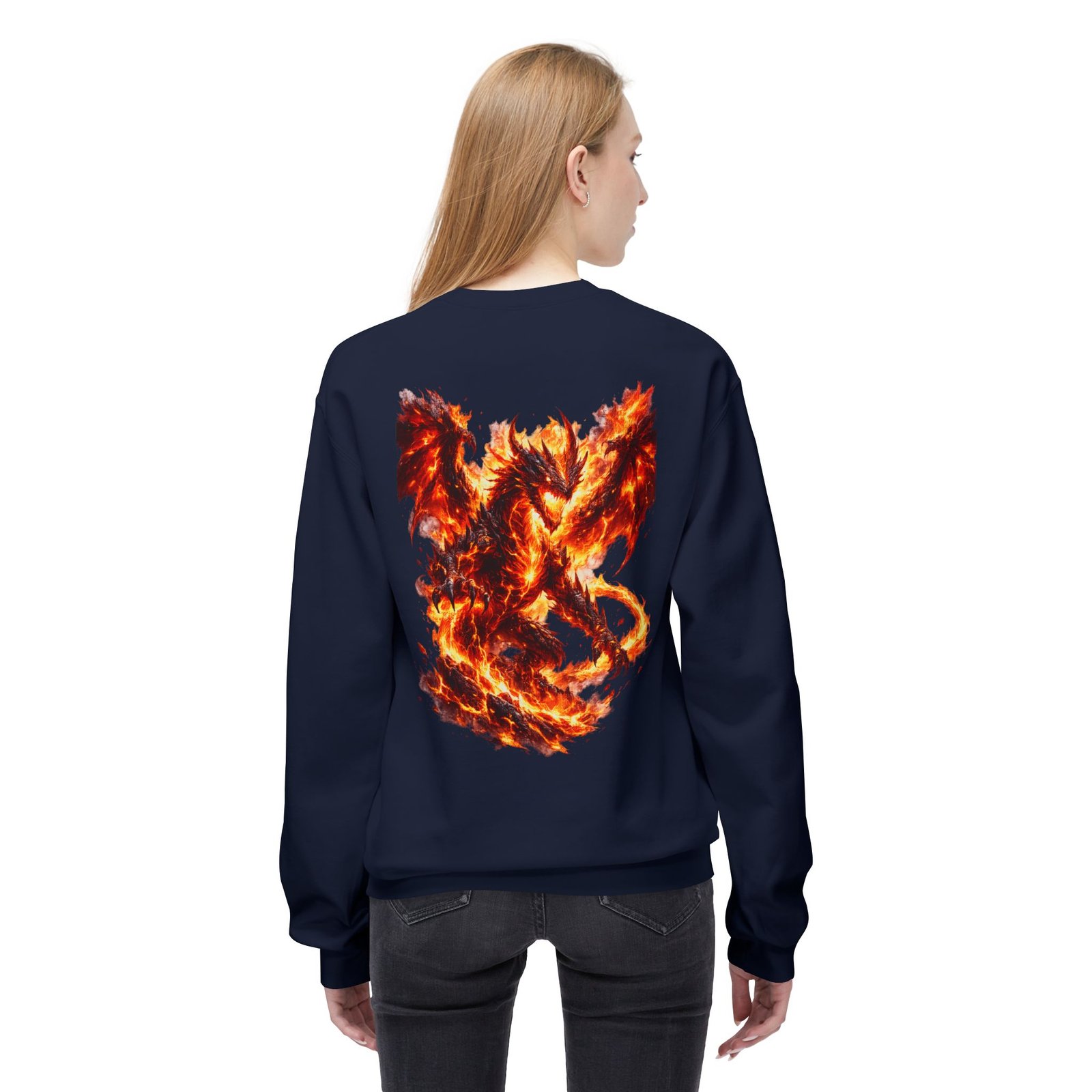 echoflame inferno dragon crewneck sweatshirt echoflame inferno dragon crewneck sweatshirt