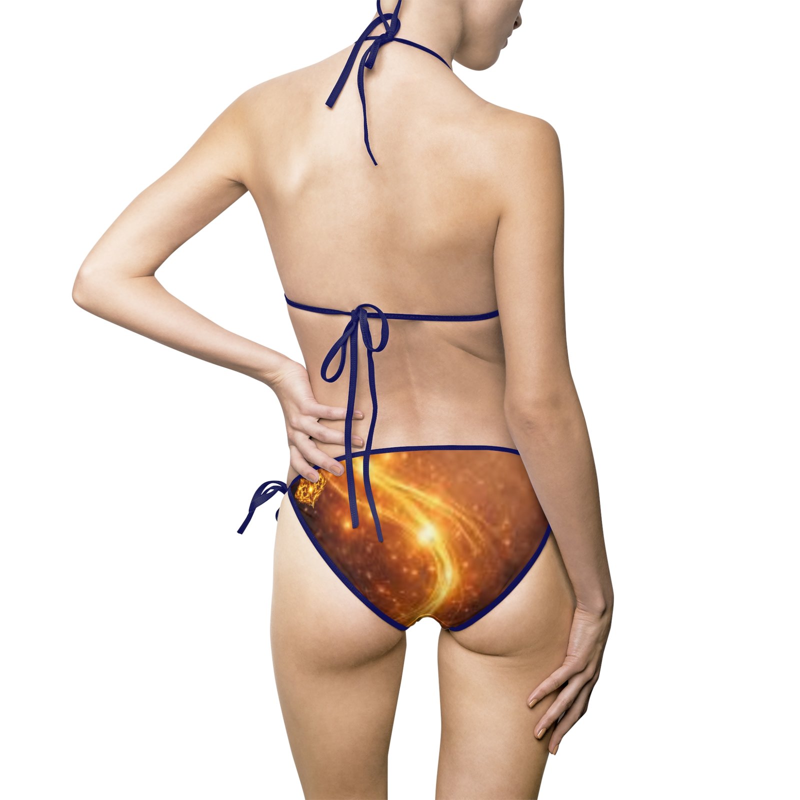 echoflame amber bokeh print bikini echoflame amber bokeh print bikini