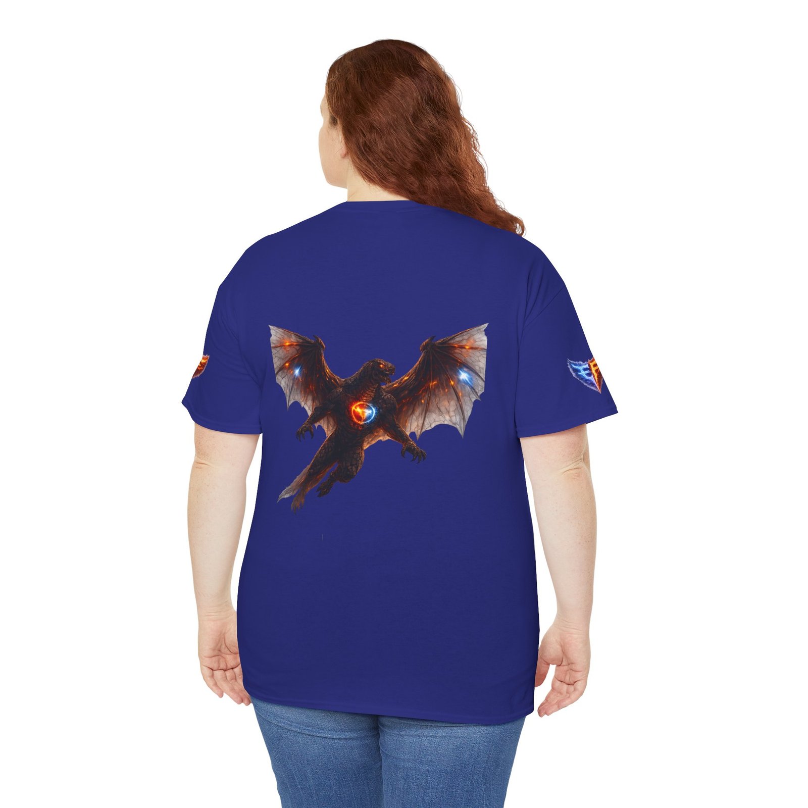 echoflame vyrakth dragon silhouette tee — vyrakth fantasy dragon graphic t shirt echoflame vyrakth dragon silhouette tee — vyrakth fantasy dragon graphic t shirt