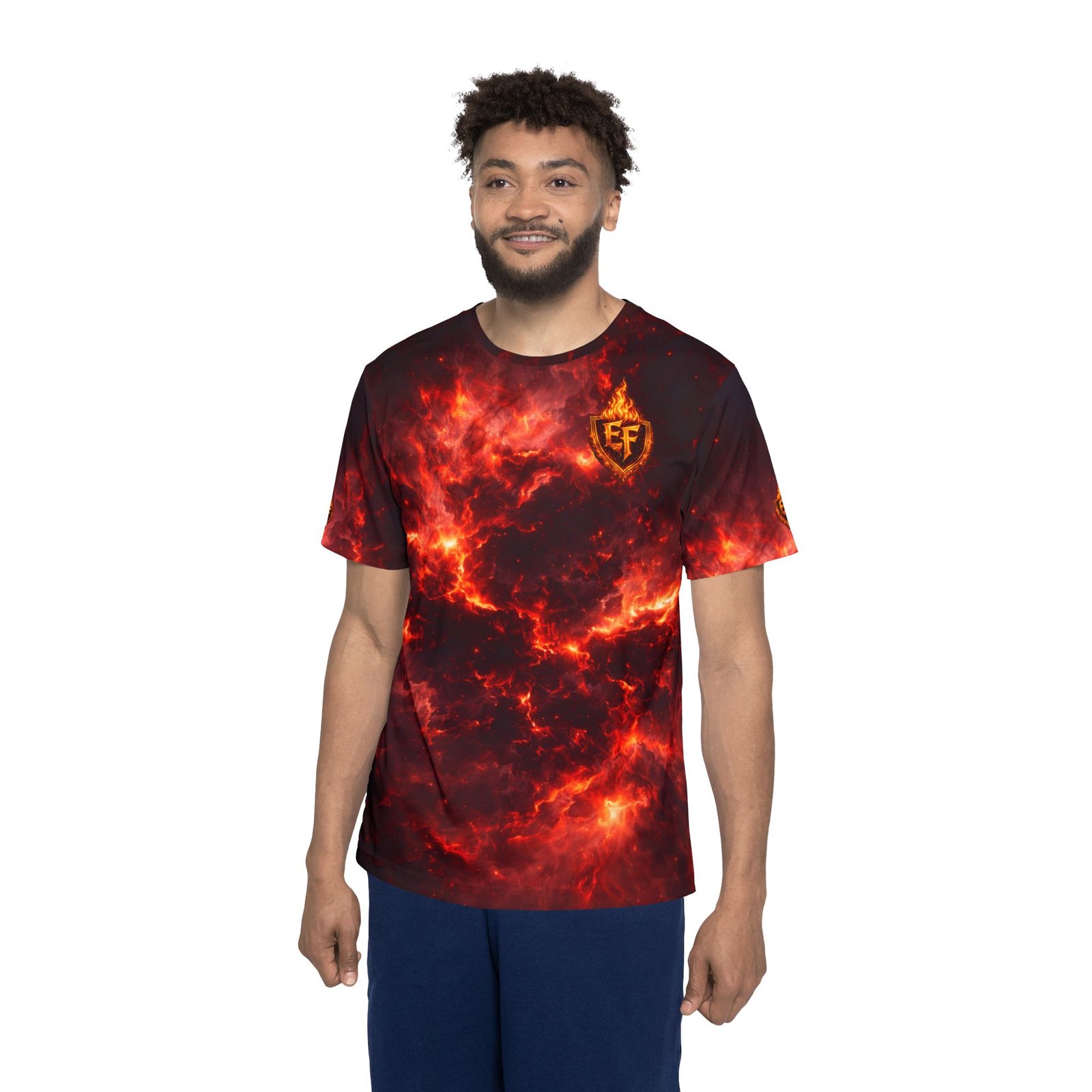 echoflame fire dragon sports jersey — men’s all over print athletic tee echoflame fire dragon sports jersey — men’s all over print athletic tee