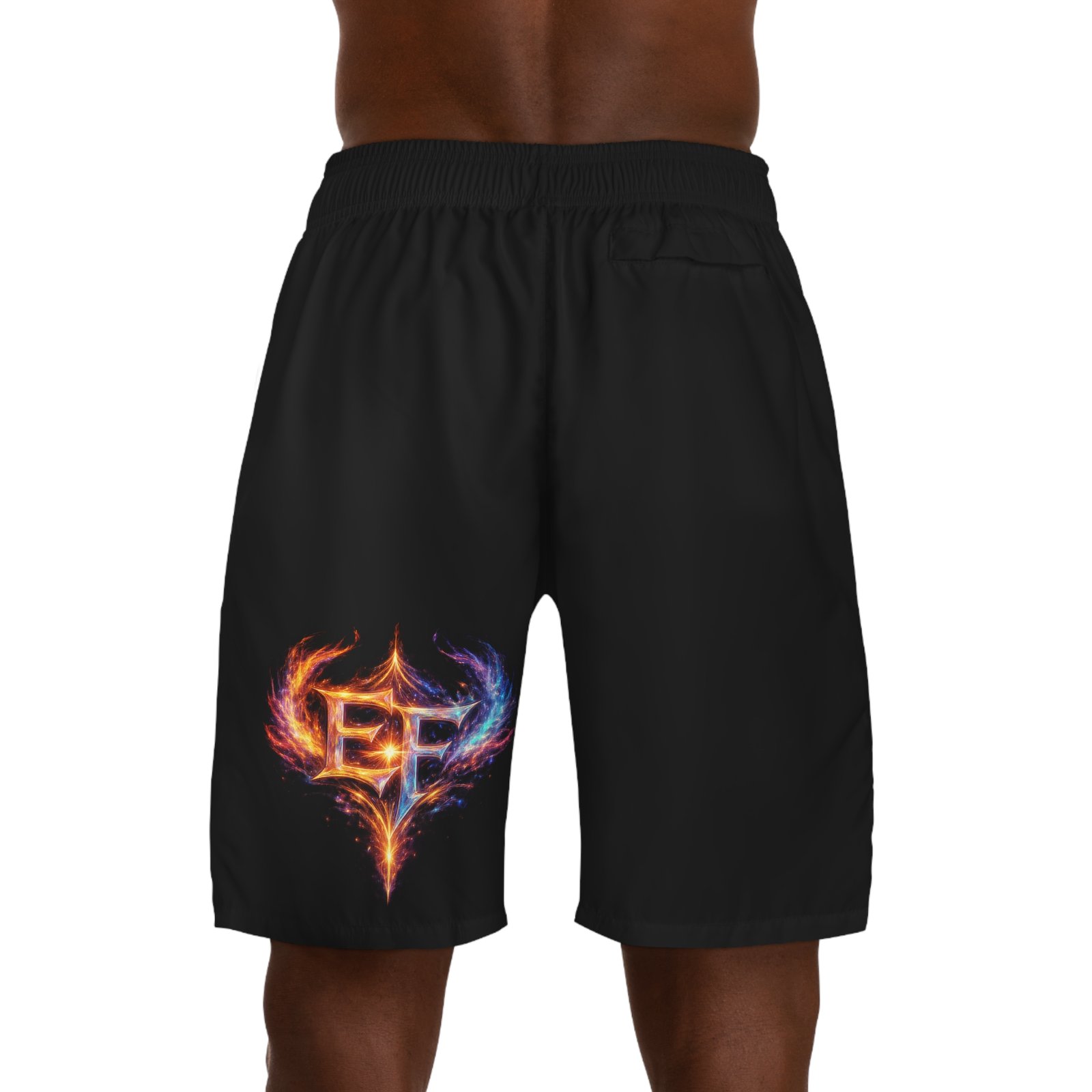 echoflame men's jogger shorts — fiery emblem athletic shorts echoflame men's jogger shorts — fiery emblem athletic shorts