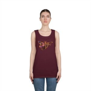 echoflame dragonfly magic tank top — sparkling cosmic wing graphic