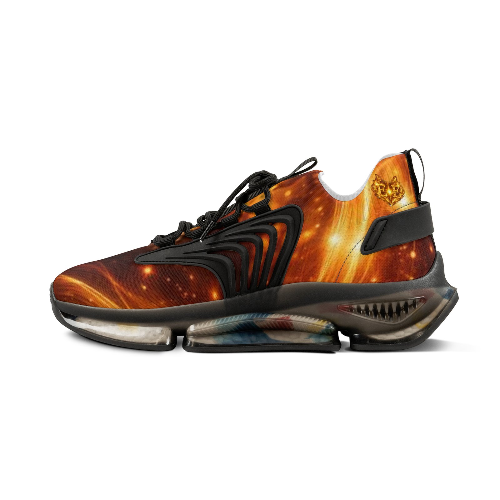 echoflame fiery galaxy print sneakers | mesh athletic shoes echoflame fiery galaxy print sneakers | mesh athletic shoes