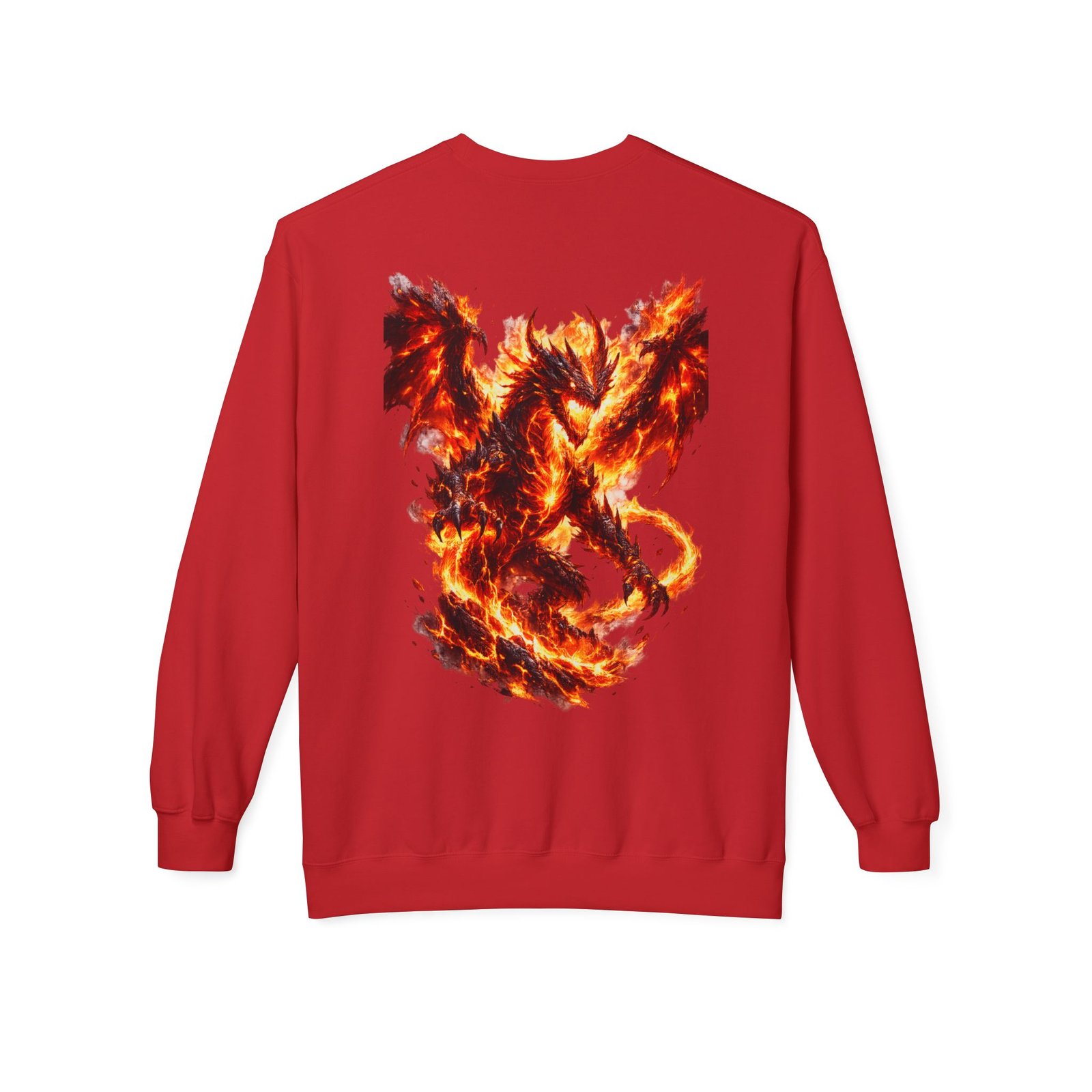 echoflame inferno dragon crewneck sweatshirt echoflame inferno dragon crewneck sweatshirt