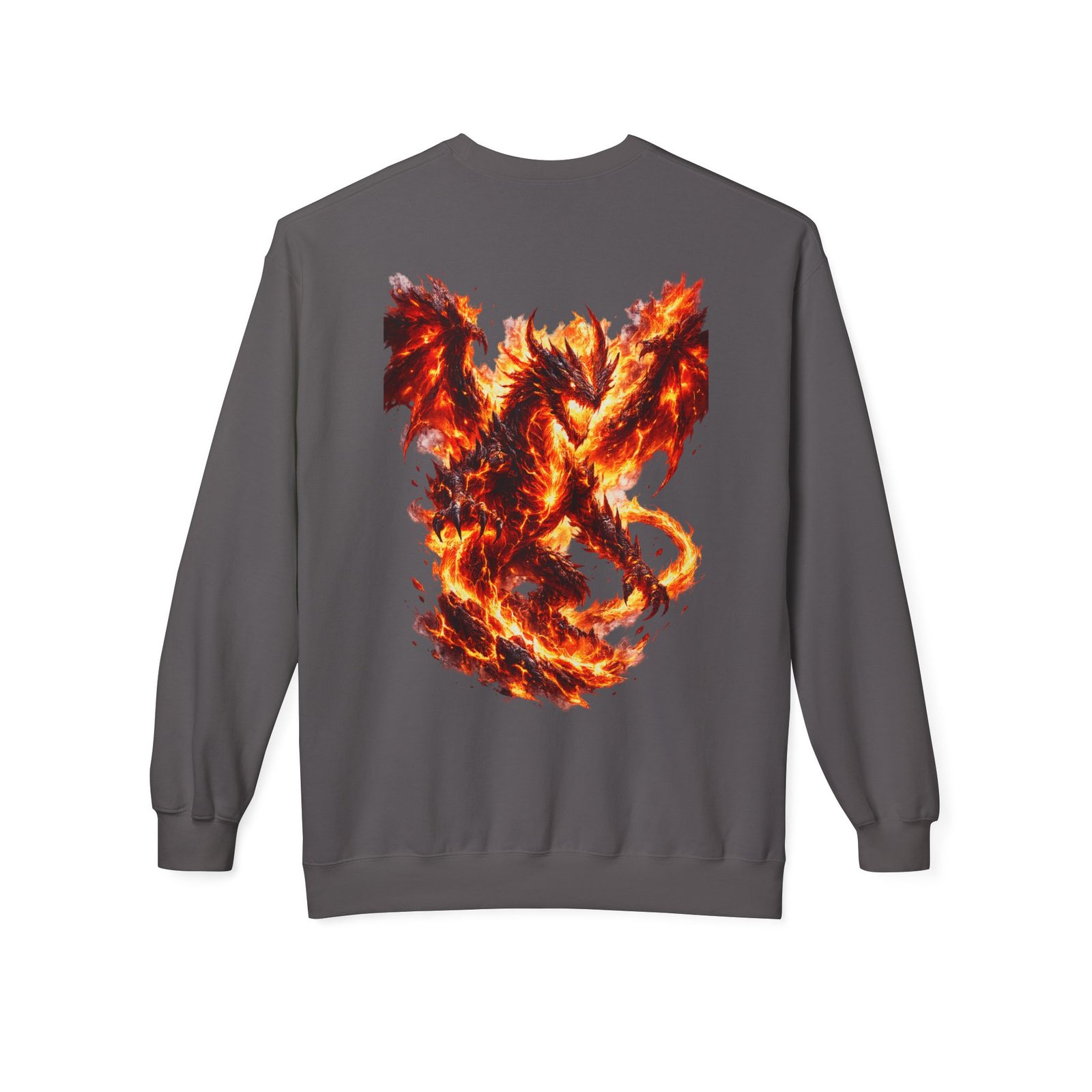 echoflame inferno dragon crewneck sweatshirt echoflame inferno dragon crewneck sweatshirt