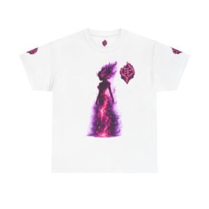 echoflame purple flame skull tee | cosmic ghost rider shirt