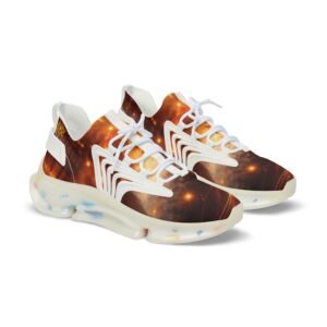 echoflame fiery galaxy print sneakers | mesh athletic shoes