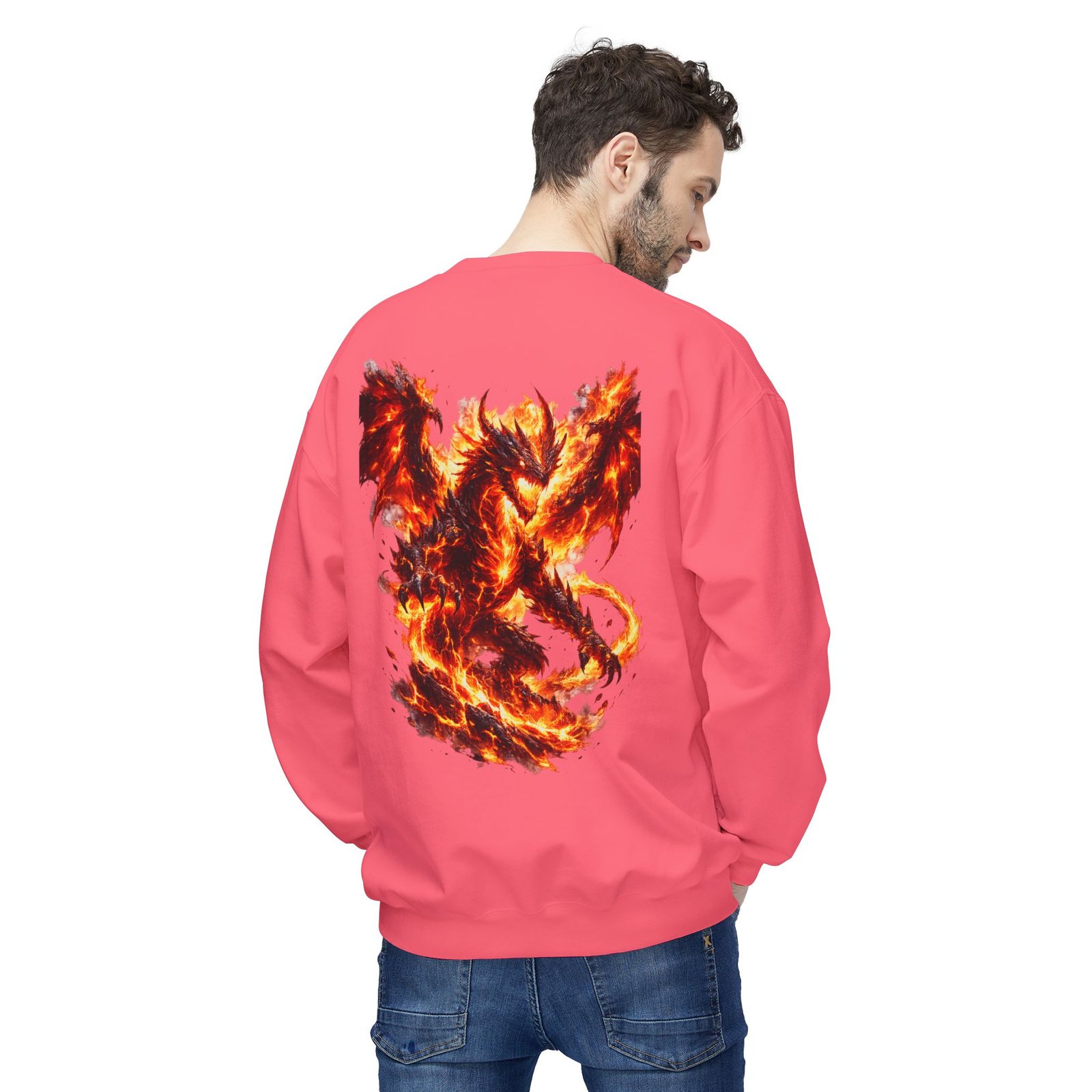 echoflame inferno dragon crewneck sweatshirt echoflame inferno dragon crewneck sweatshirt