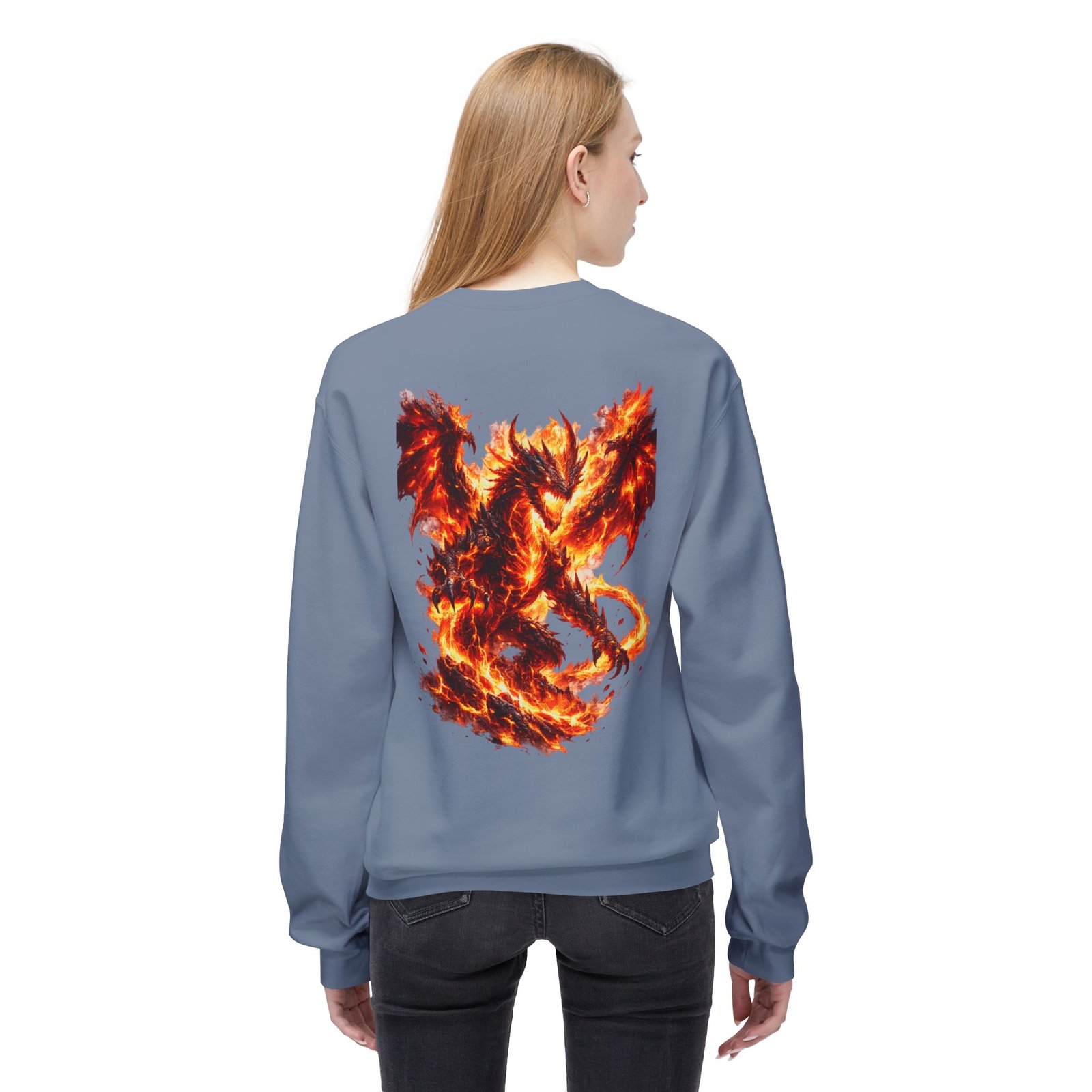 echoflame inferno dragon crewneck sweatshirt echoflame inferno dragon crewneck sweatshirt