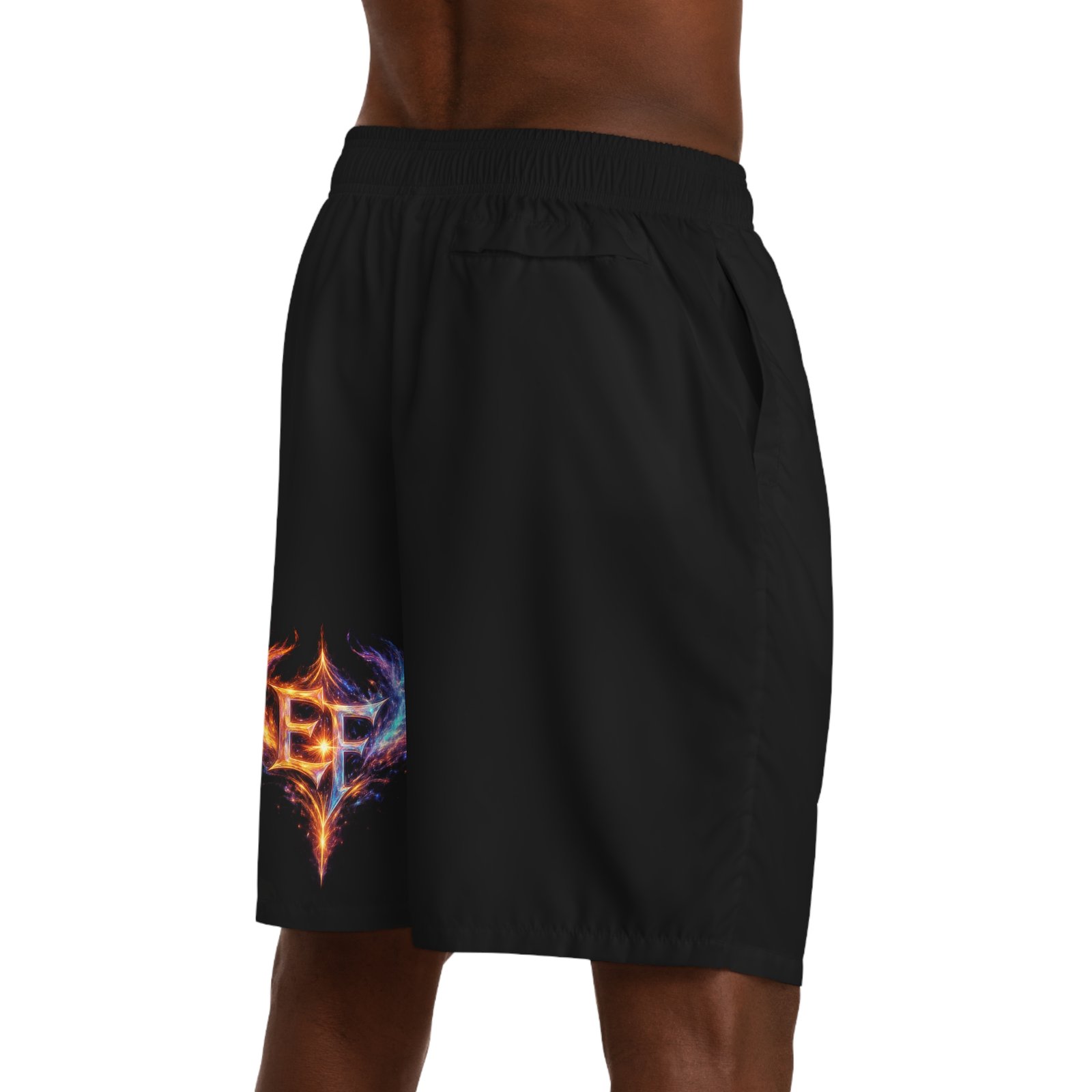 echoflame men's jogger shorts — fiery emblem athletic shorts echoflame men's jogger shorts — fiery emblem athletic shorts