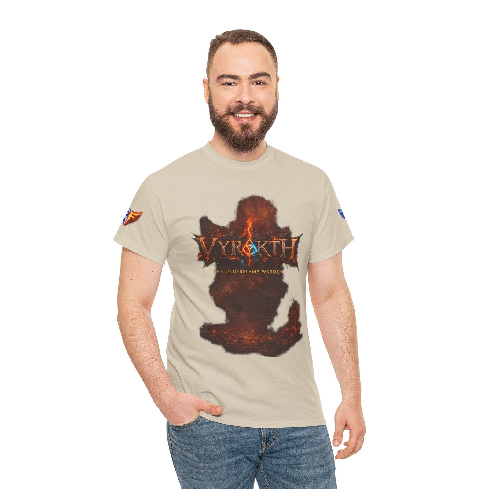echoflame vyrakth dragon silhouette tee — vyrakth fantasy dragon graphic t shirt echoflame vyrakth dragon silhouette tee — vyrakth fantasy dragon graphic t shirt