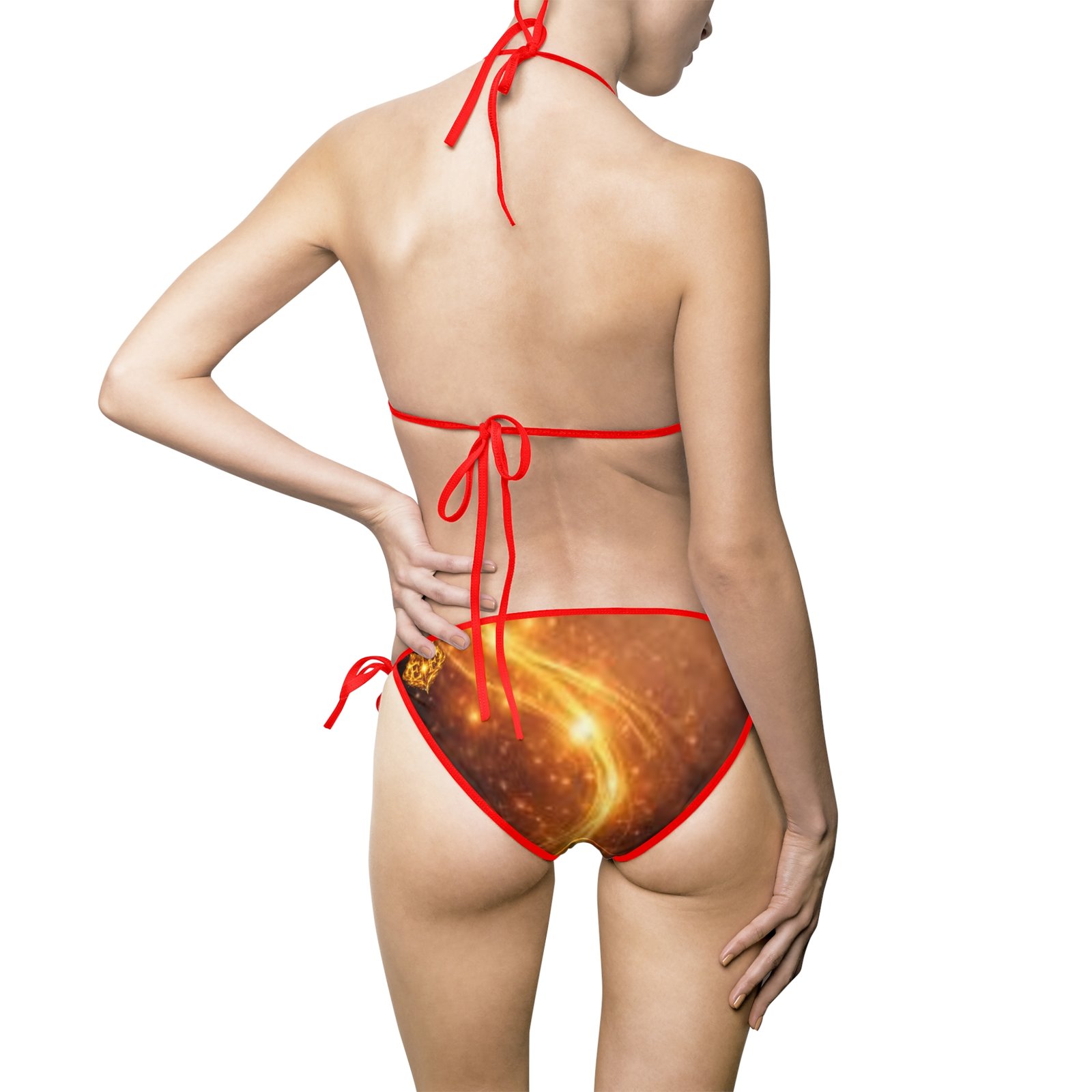 echoflame amber bokeh print bikini echoflame amber bokeh print bikini