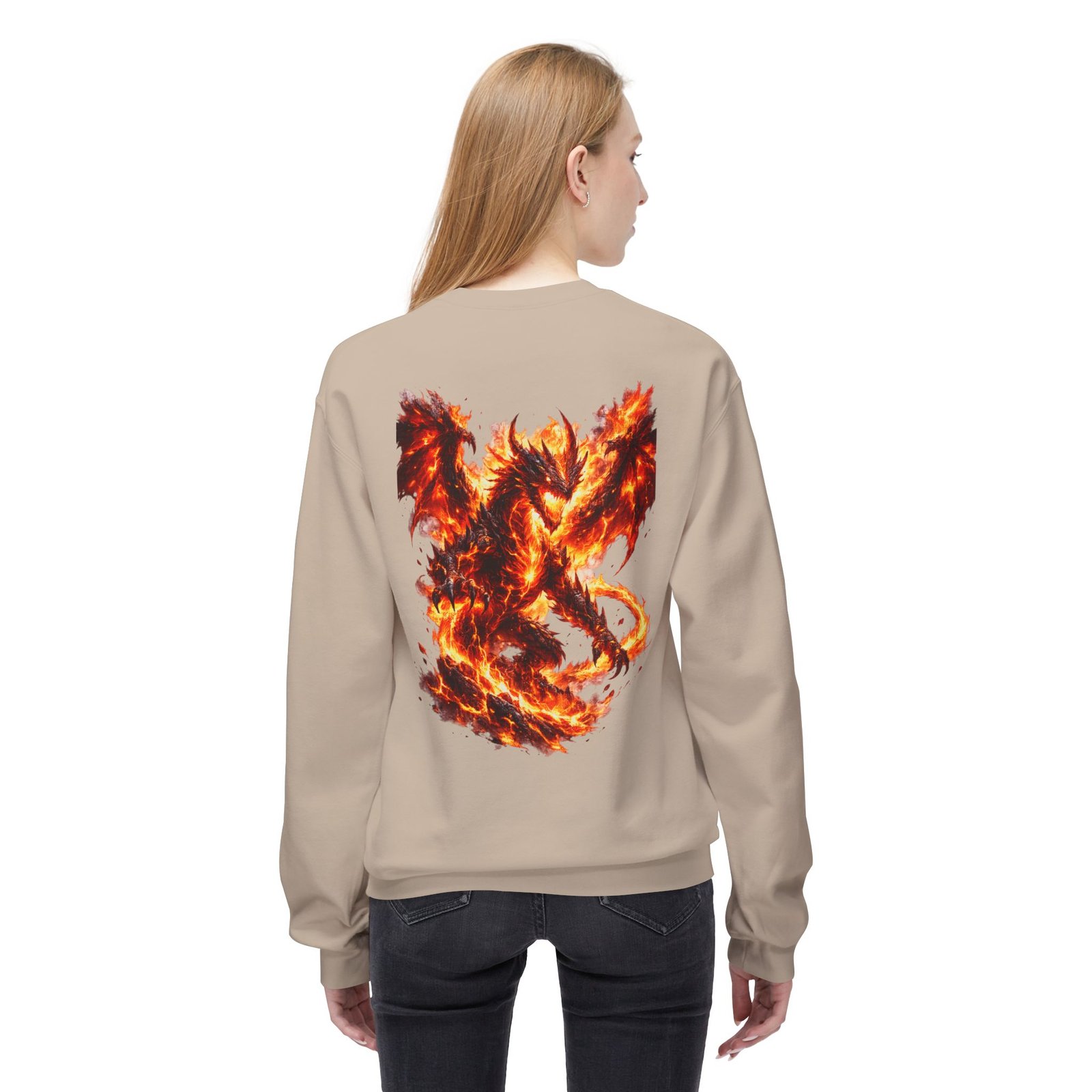 echoflame inferno dragon crewneck sweatshirt echoflame inferno dragon crewneck sweatshirt
