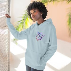 echoflame dragonfly ef logo hoodie — watercolor monogram pullover