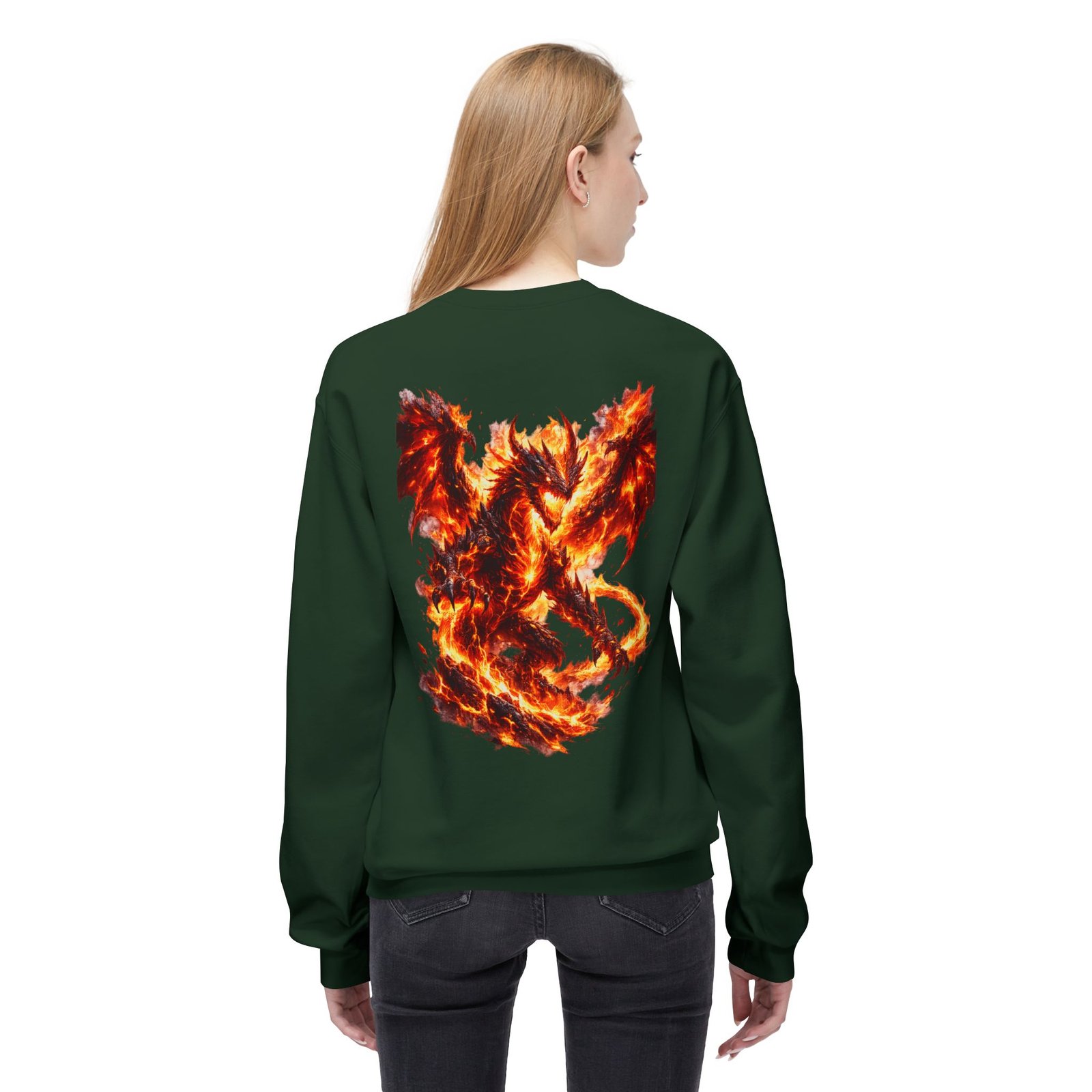 echoflame inferno dragon crewneck sweatshirt echoflame inferno dragon crewneck sweatshirt