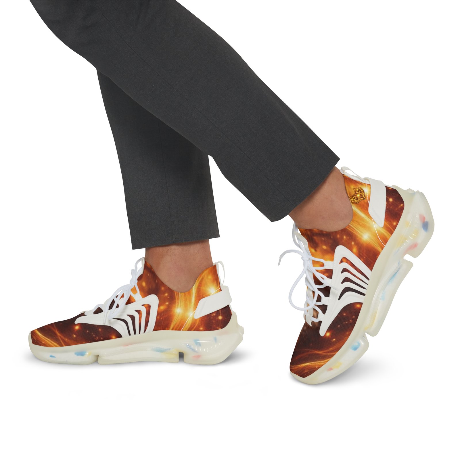 echoflame fiery galaxy print sneakers | mesh athletic shoes echoflame fiery galaxy print sneakers | mesh athletic shoes