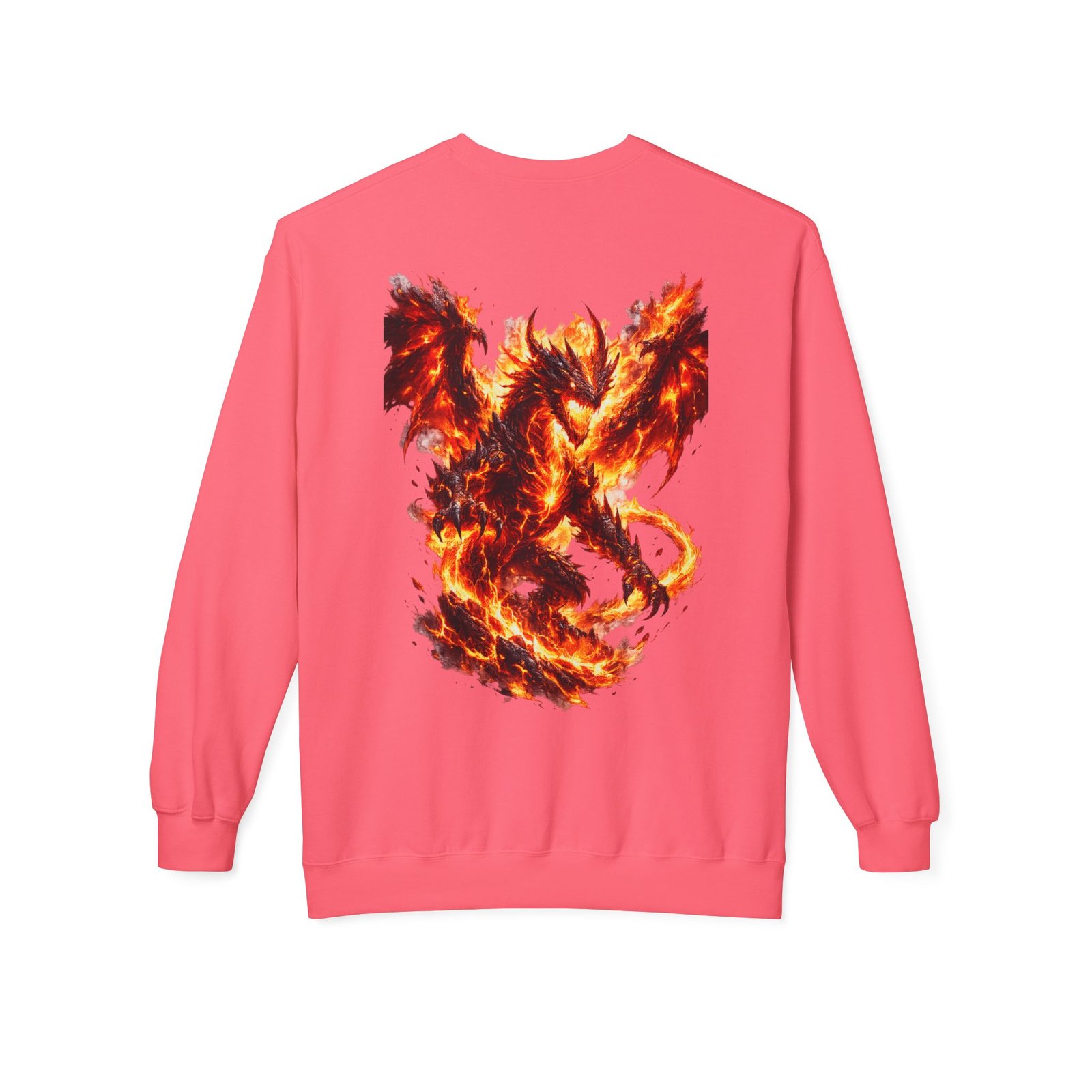 echoflame inferno dragon crewneck sweatshirt echoflame inferno dragon crewneck sweatshirt