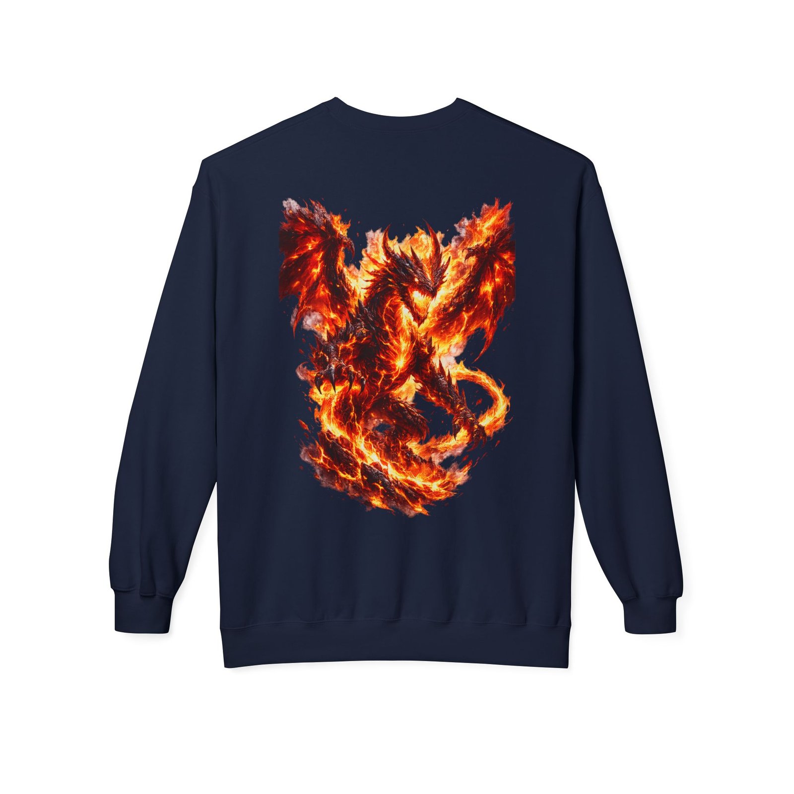 echoflame inferno dragon crewneck sweatshirt echoflame inferno dragon crewneck sweatshirt