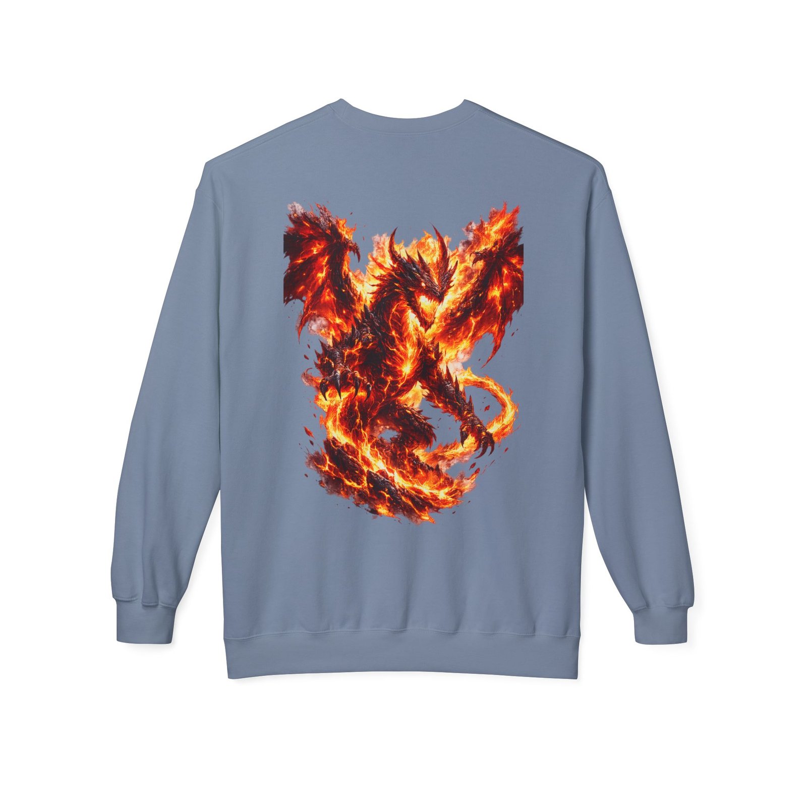 echoflame inferno dragon crewneck sweatshirt echoflame inferno dragon crewneck sweatshirt