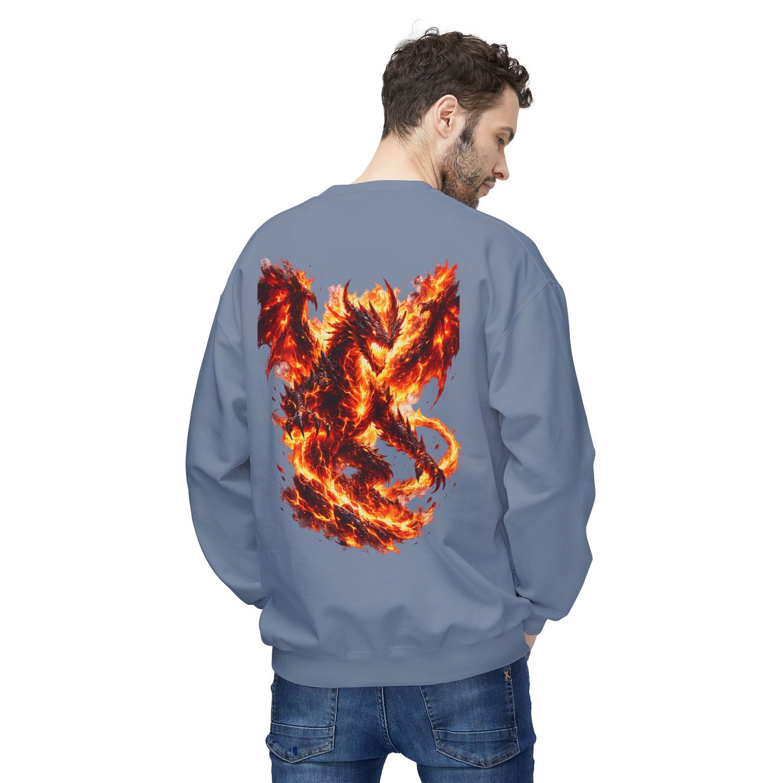 echoflame inferno dragon crewneck sweatshirt echoflame inferno dragon crewneck sweatshirt