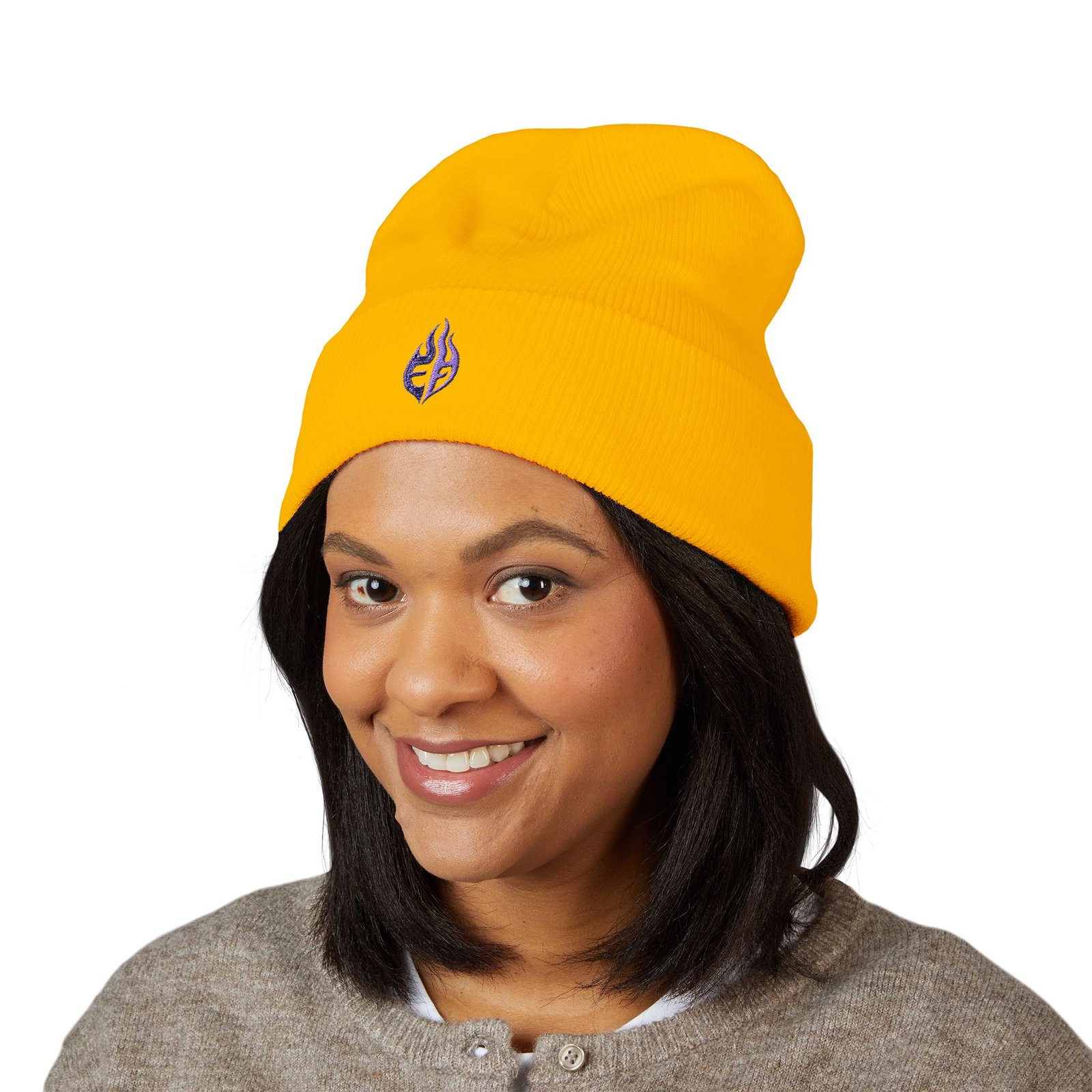 echoflame classic cuffed beanie (embroidery) echoflame classic cuffed beanie (embroidery)